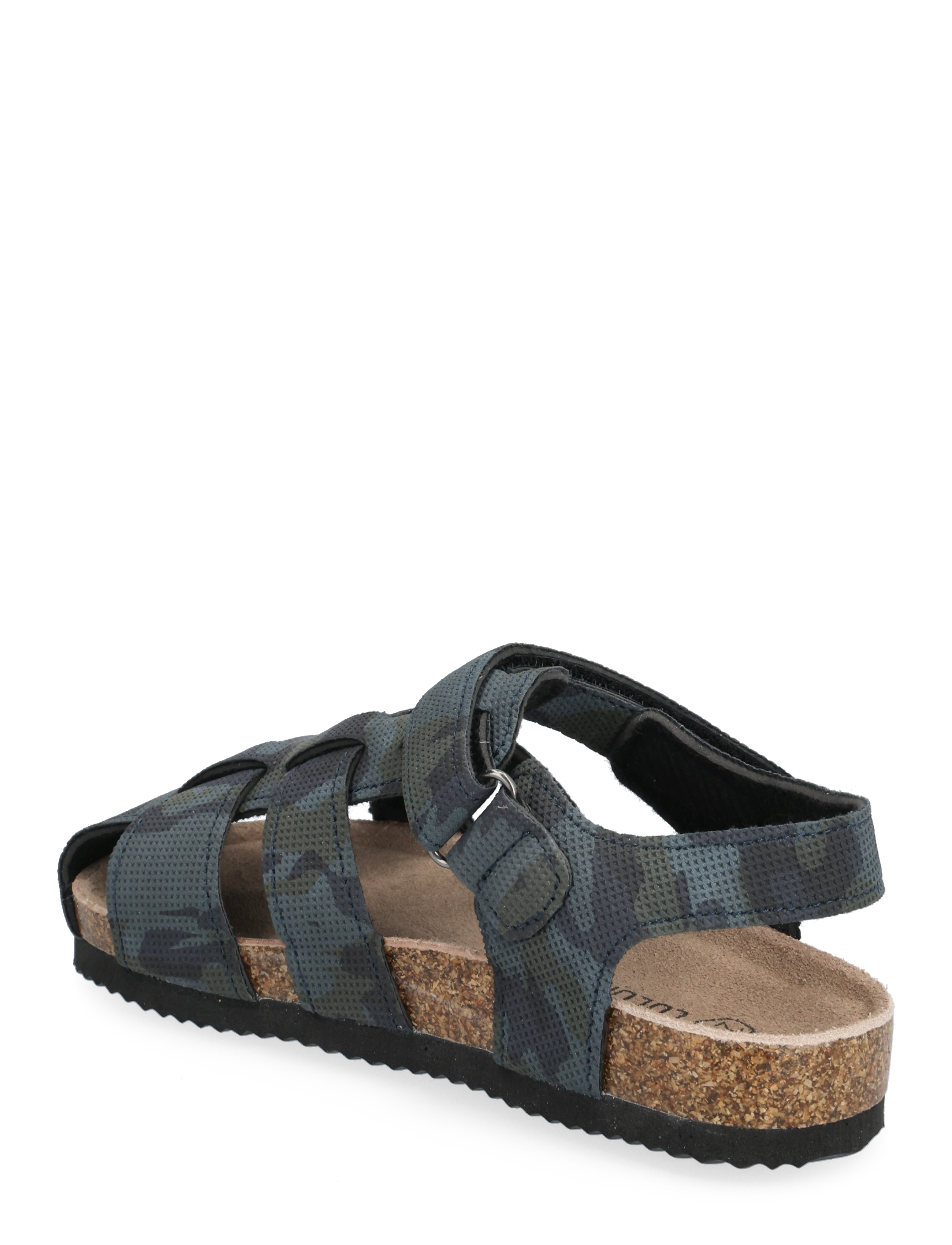 Color Kids - Sandals W. Toe + Velcro strap - vintage indigo - 2