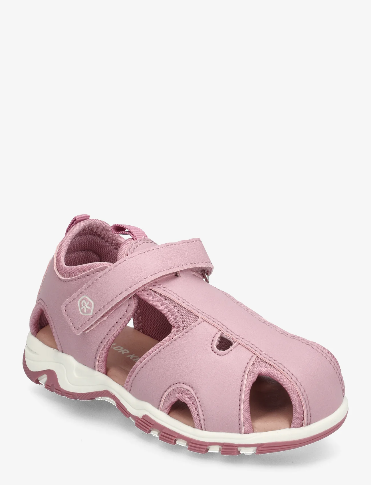 Color Kids - Baby Sandals W. Velcro Strap - summer savings - foxglove - 0