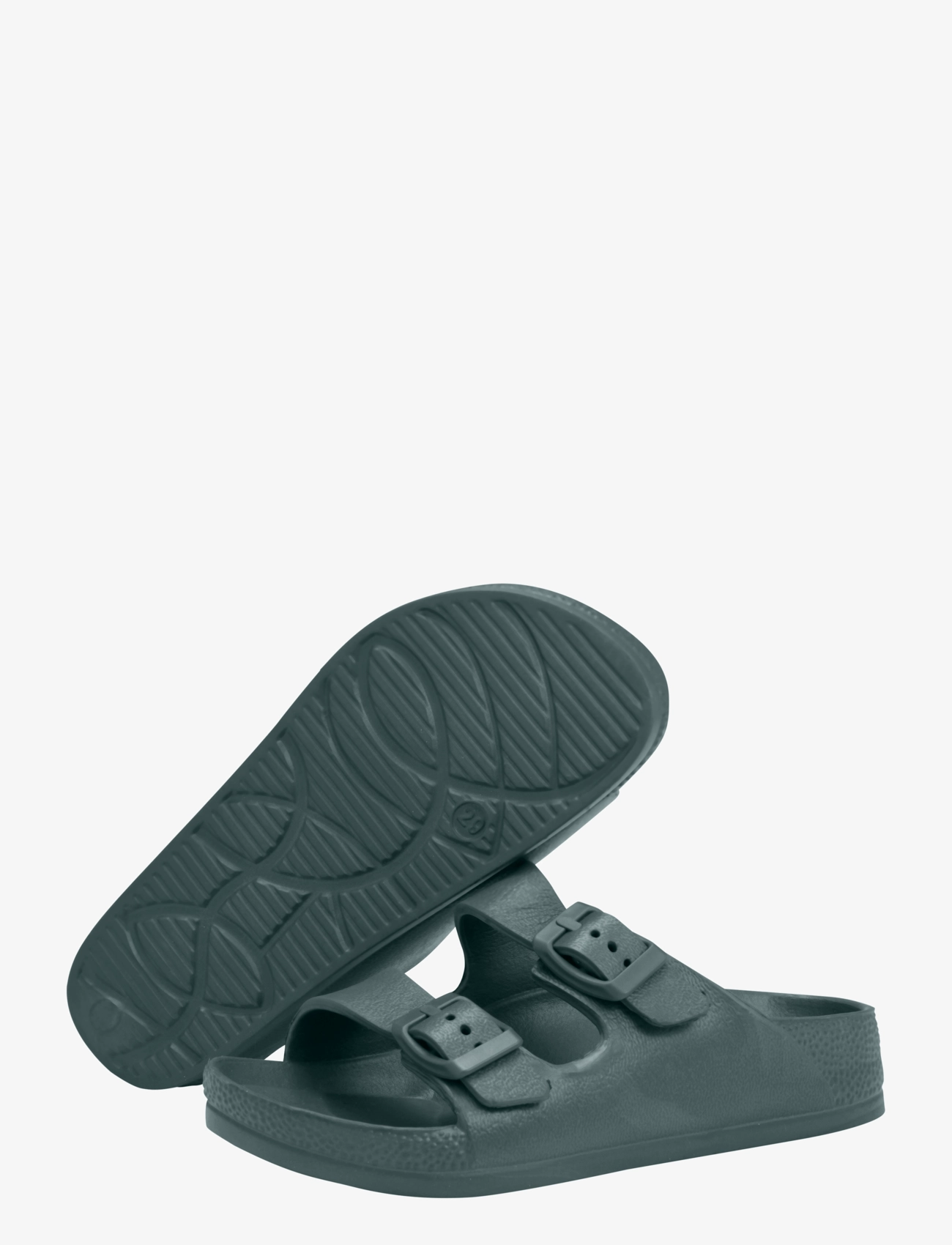 Color Kids - Sandals W. Buckles - balsam green - 2