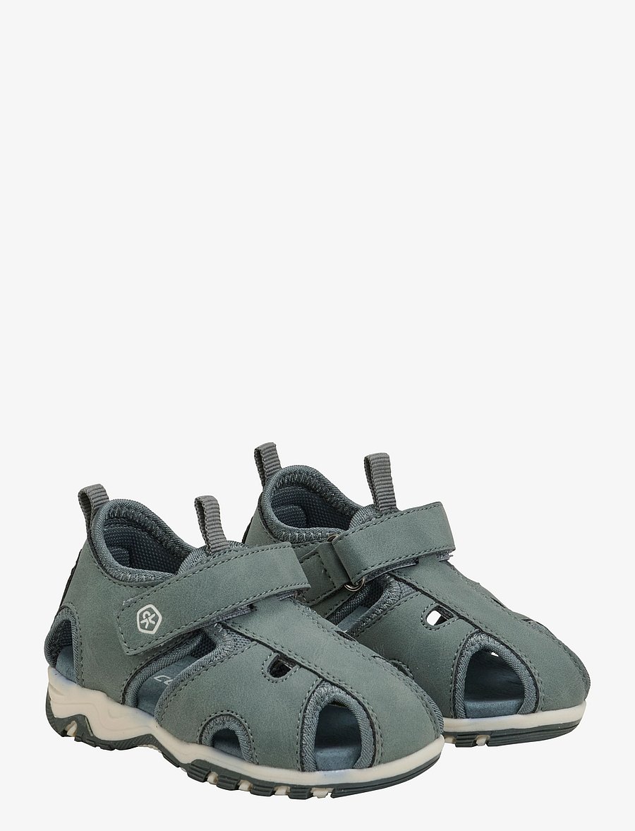 Color Kids - Baby Sandals W. Velcro Strap - sko - balsam green - 0