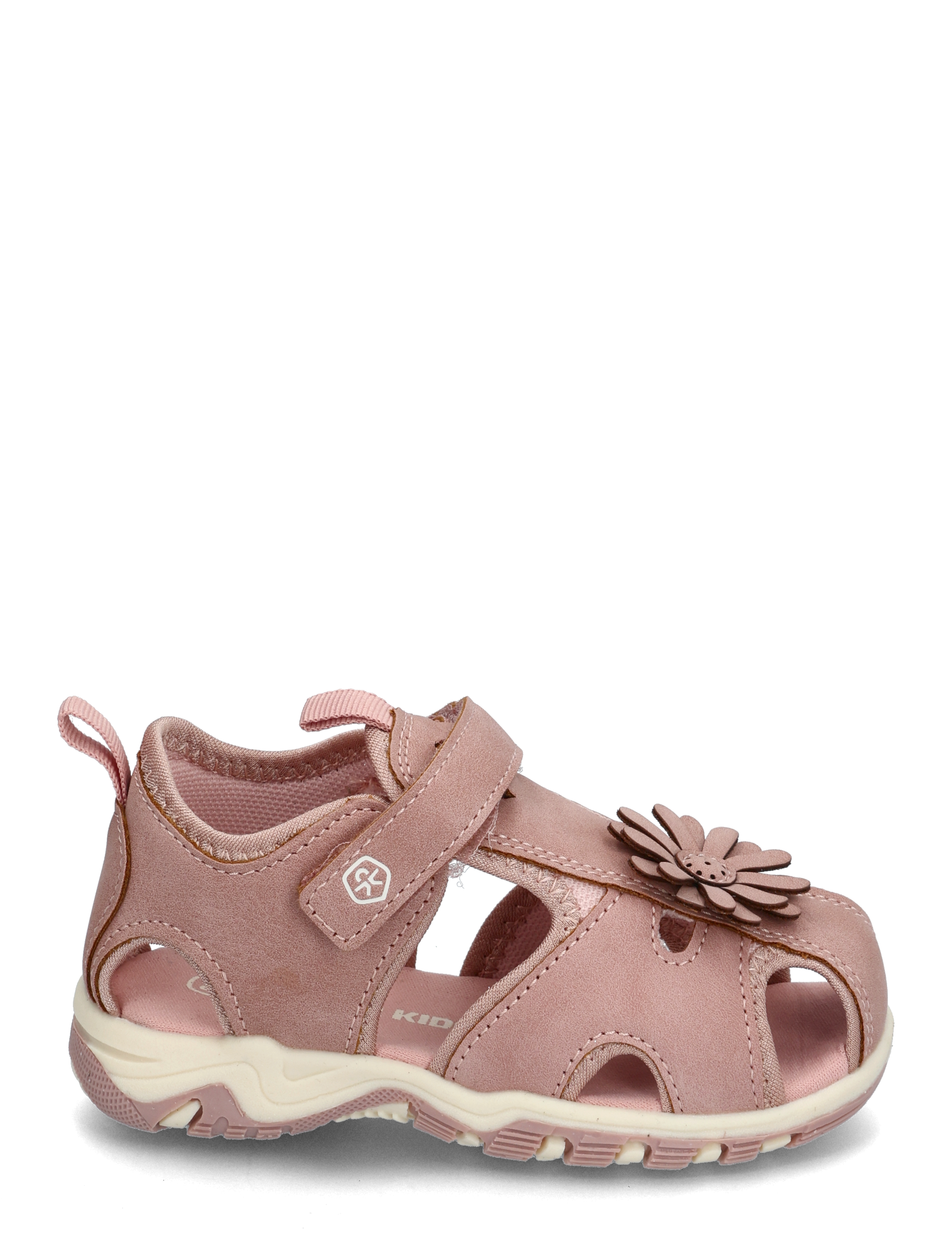 Color Kids - Baby Sandals W. Velcro Strap - sko - woodrose - 1