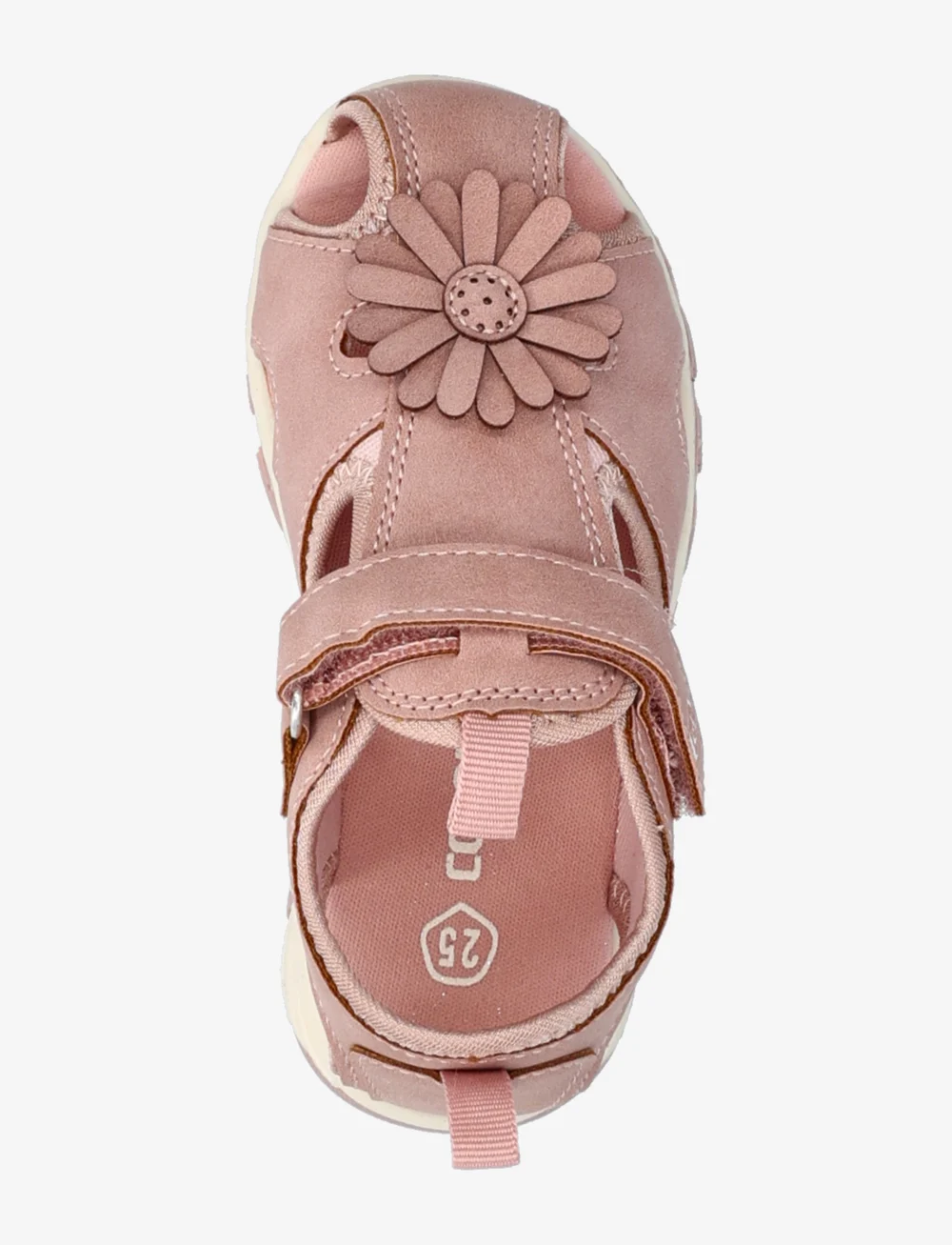 Color Kids - Baby Sandals W. Velcro Strap - schuhe - woodrose - 3