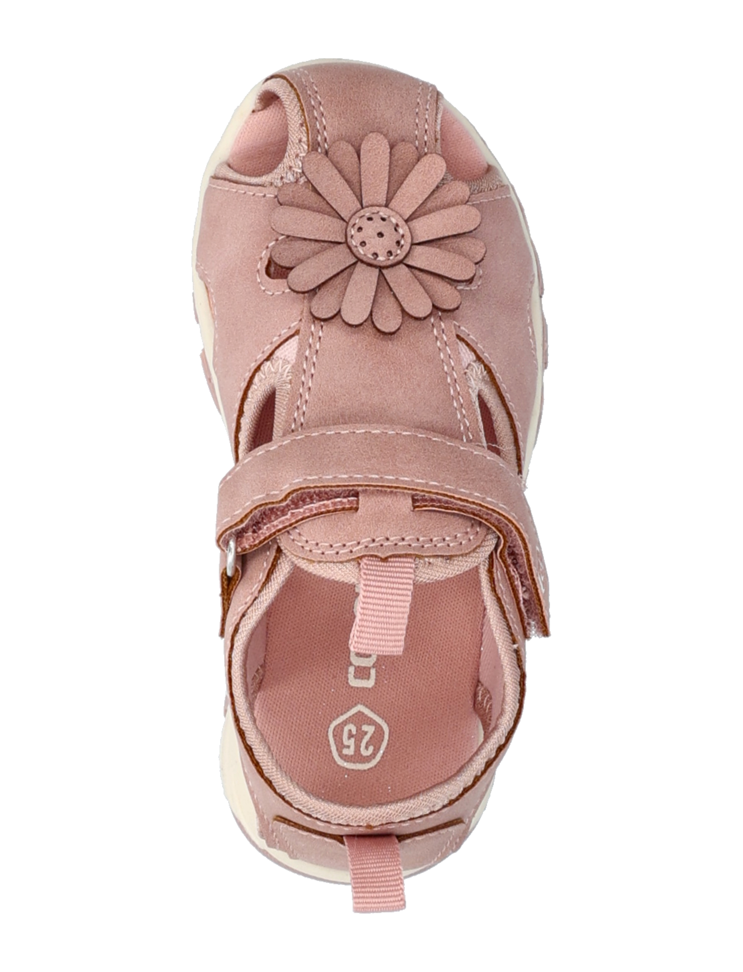 Color Kids - Baby Sandals W. Velcro Strap - sko - woodrose - 3
