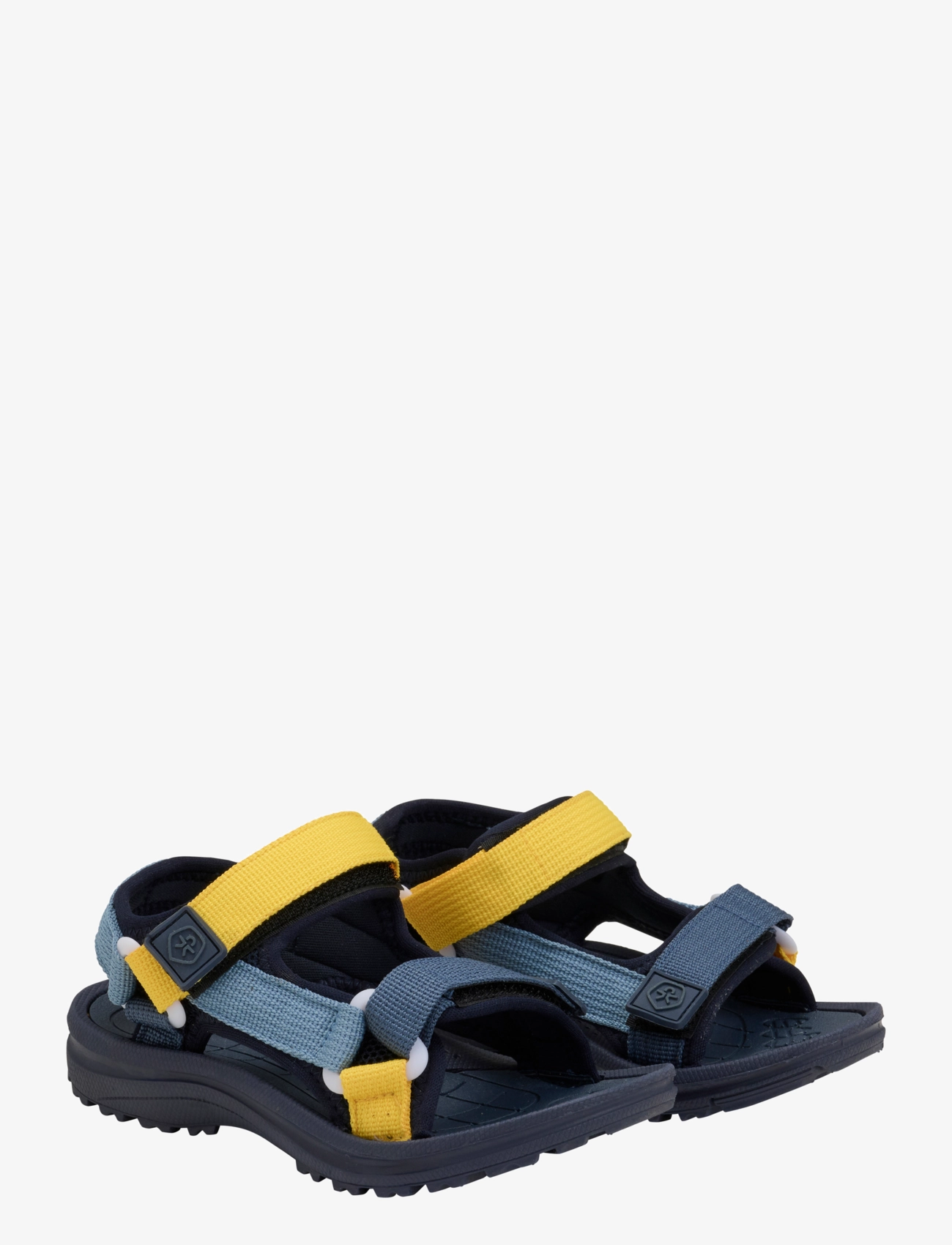 COLOR Kinder Colorblock Sandalen W. Klettverschluss Navy - 29 - Kinder