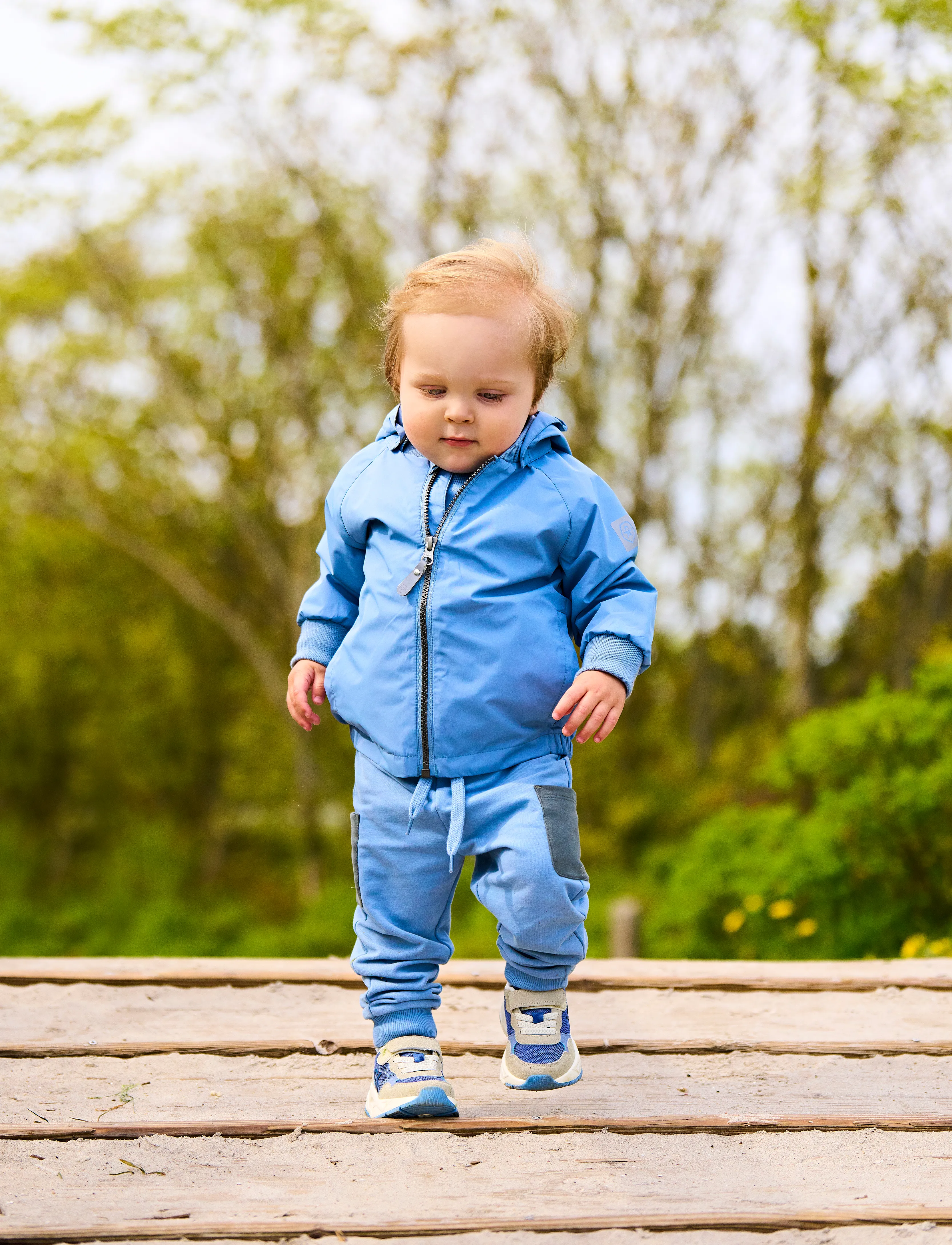 Color Kids - Shoes W. Velcro - vintage indigo - 4