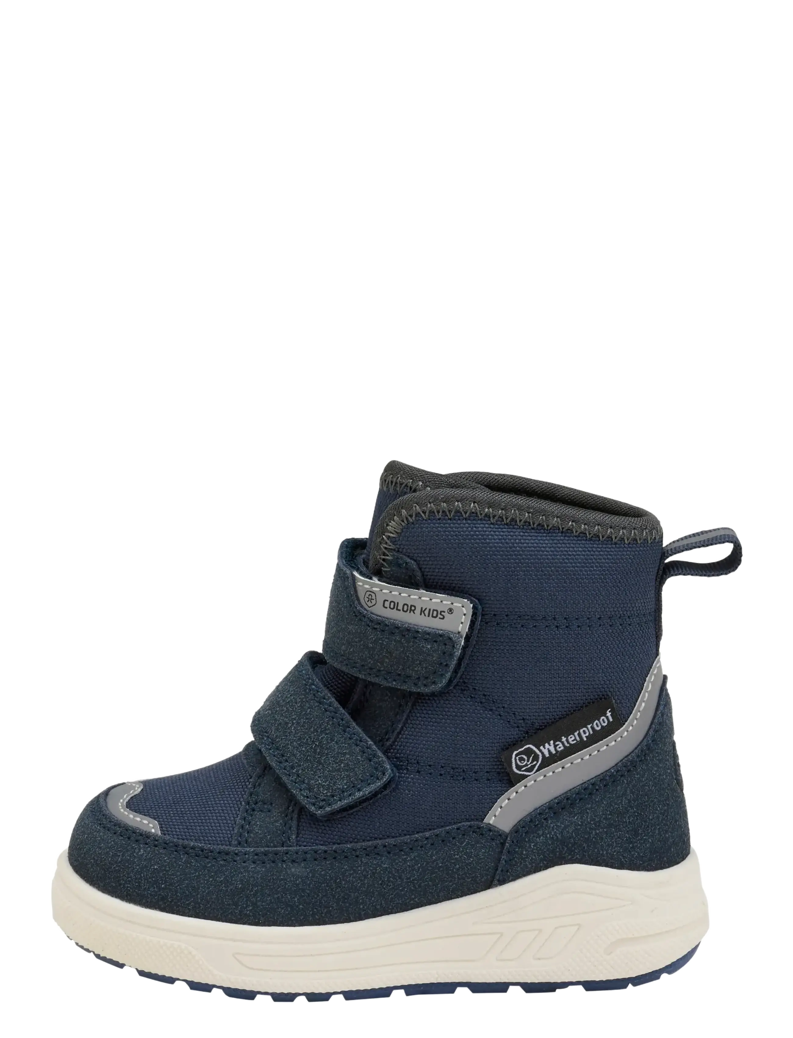 Color Kids - Boots W. Velcro, WP - efterårssko - total eclipse - 1