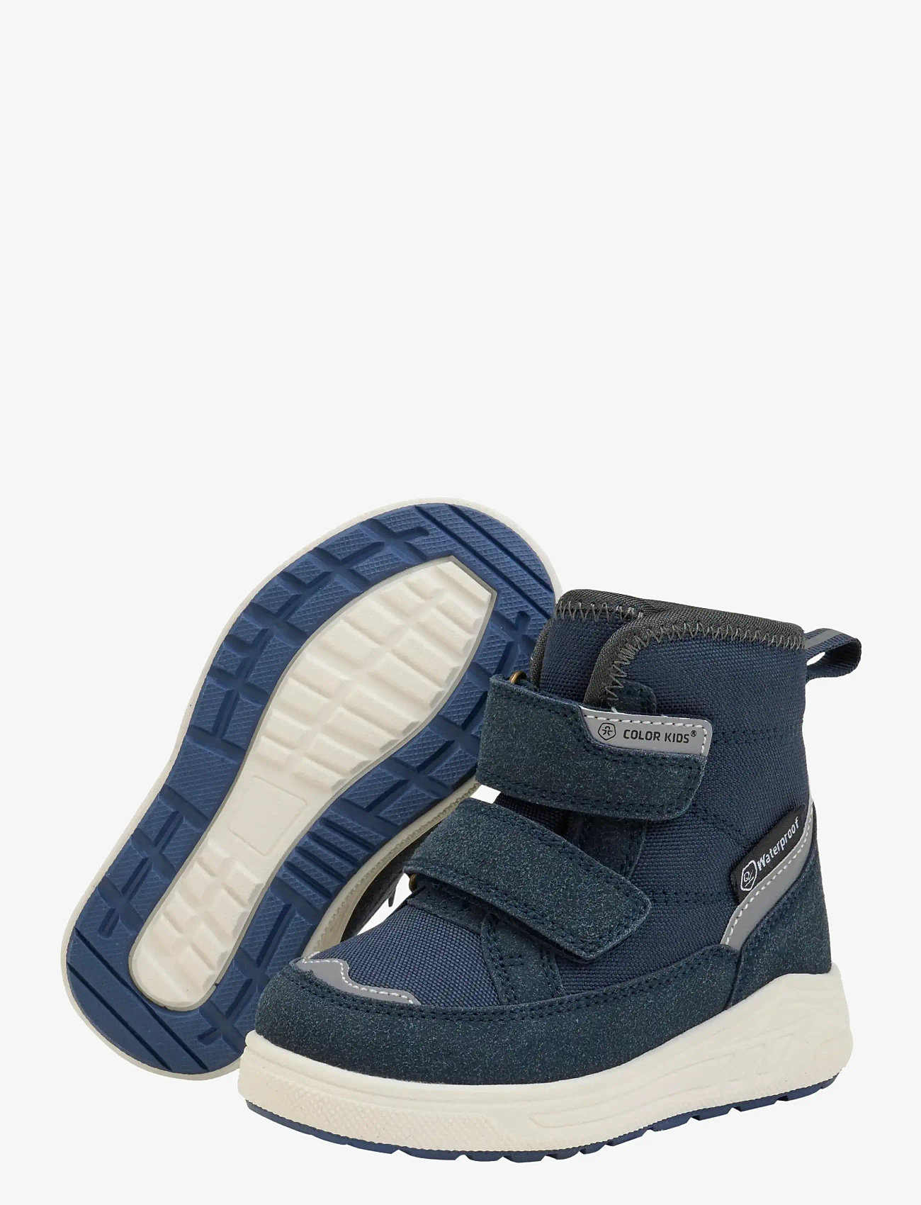 Color Kids - Boots W. Velcro, WP - shoes - total eclipse - 2