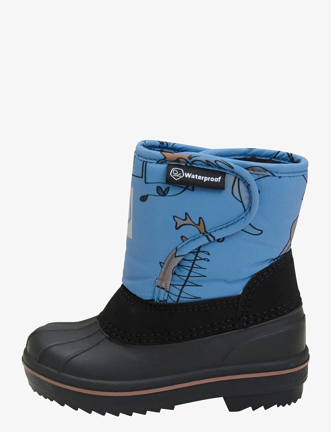 Color Kids - Boots w. wool & WP, AOP - jalanõud - coronet blue - 1