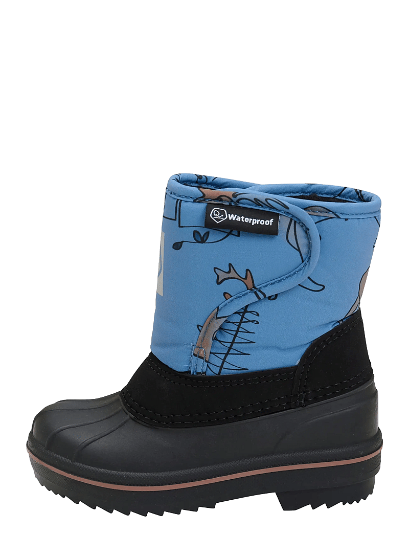 Color Kids - Boots w. wool & WP, AOP - jalanõud - coronet blue - 1