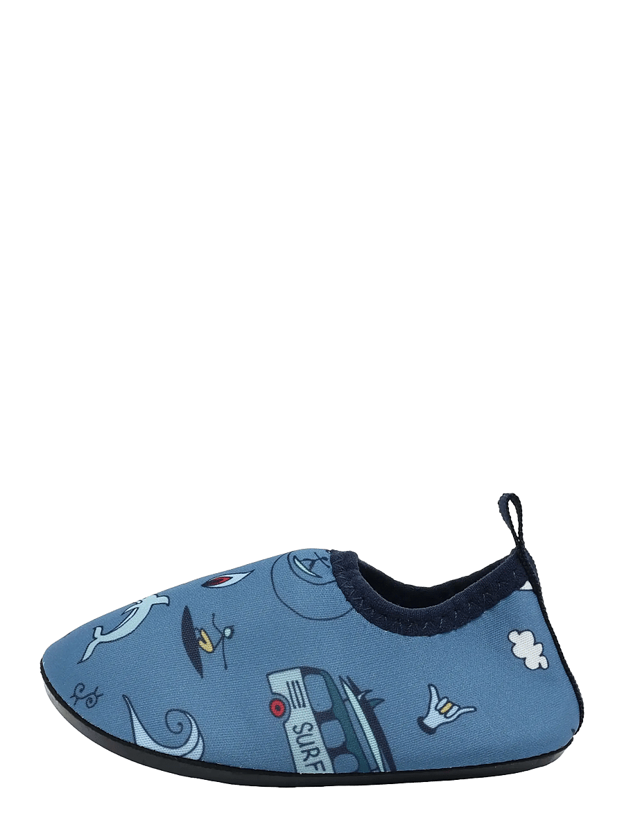 Color Kids - Swim Shoes, AOP - vandsko - coronet blue - 2
