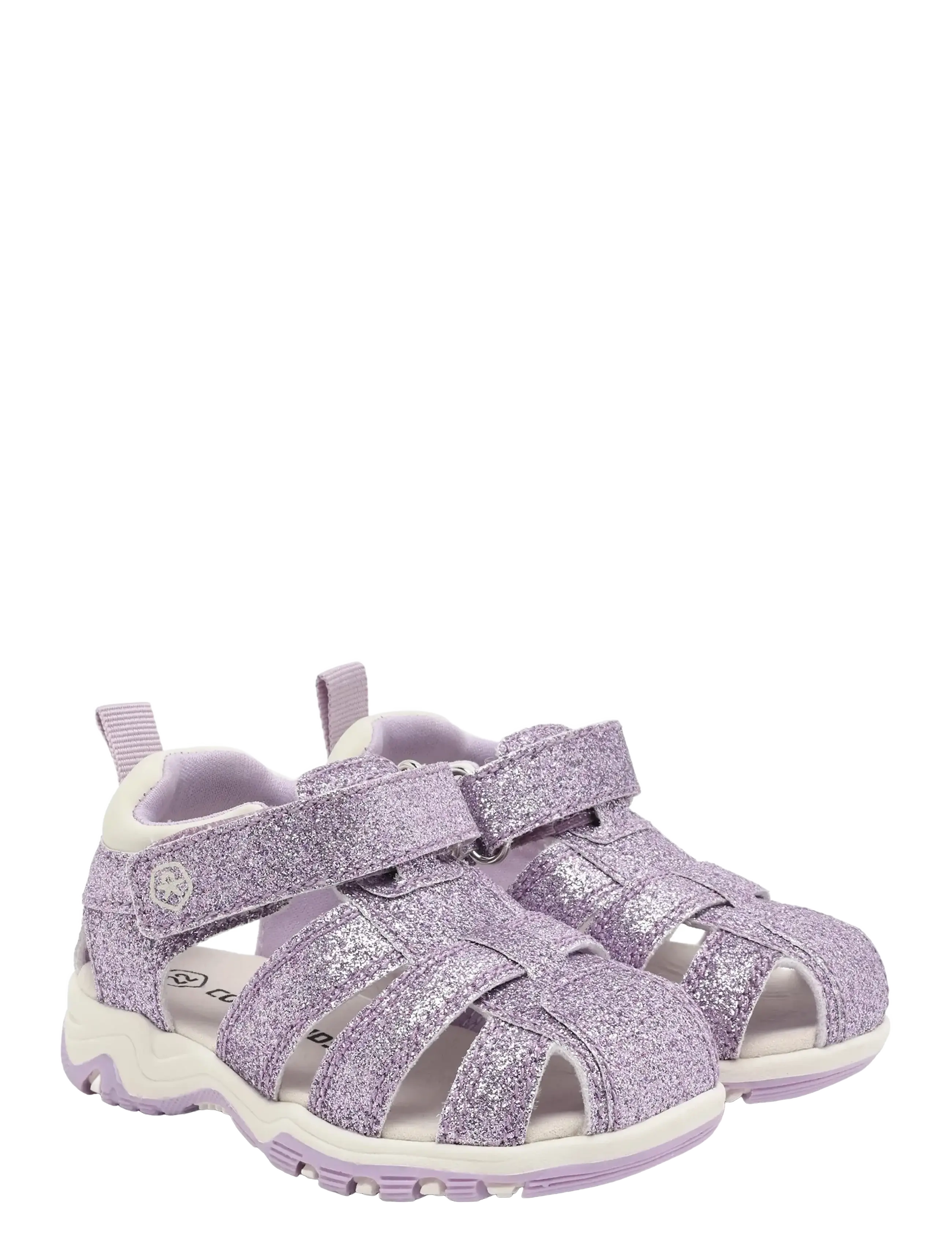 Color Kids Baby Sandals W. Velcro Strap - Sandaler - ORCHID BLOOM / purple