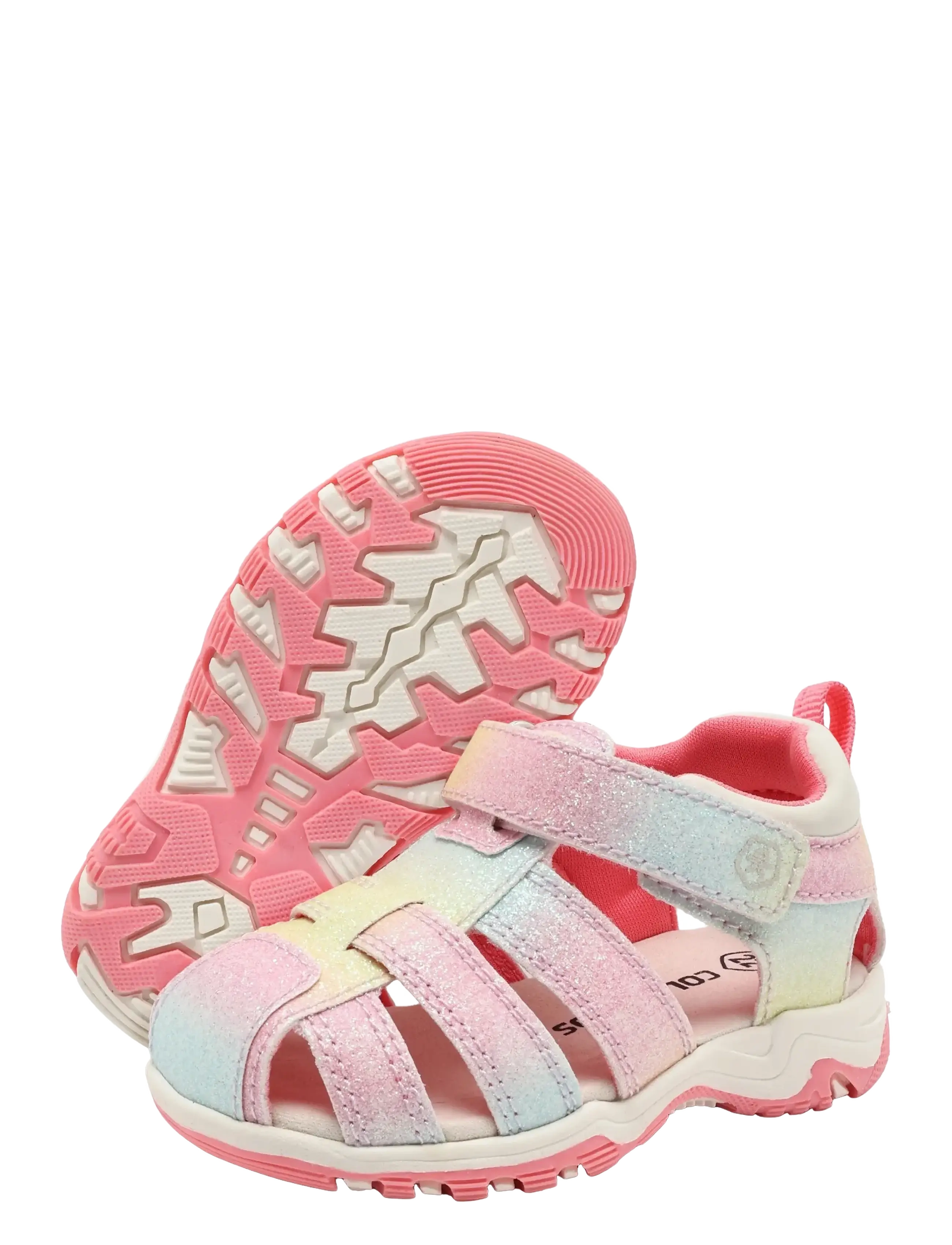 Color Kids - Baby Sandals W. Velcro Strap - sandaler - pink lemonade - 3