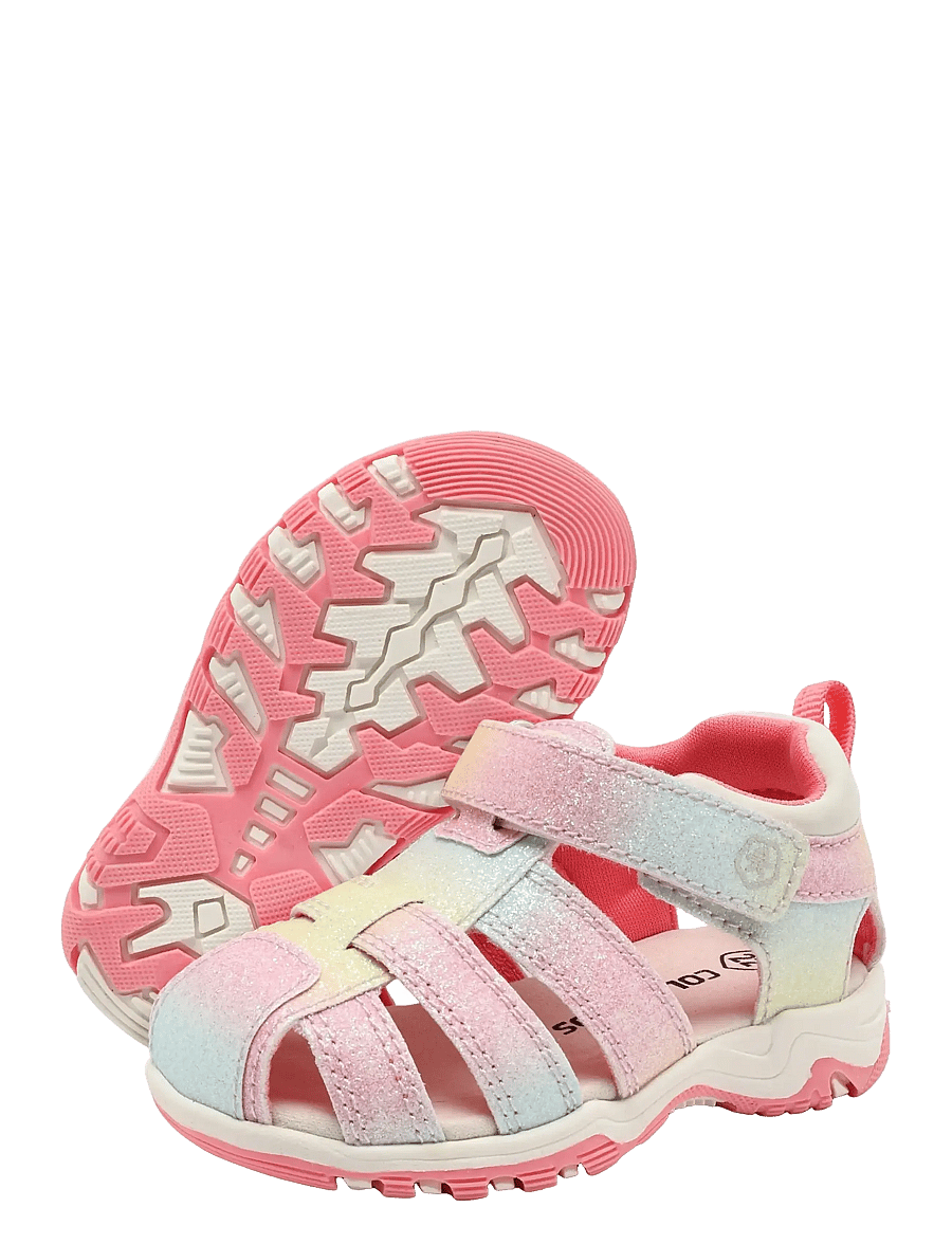 Color Kids - Baby Sandals W. Velcro Strap - sandaler - pink lemonade - 3