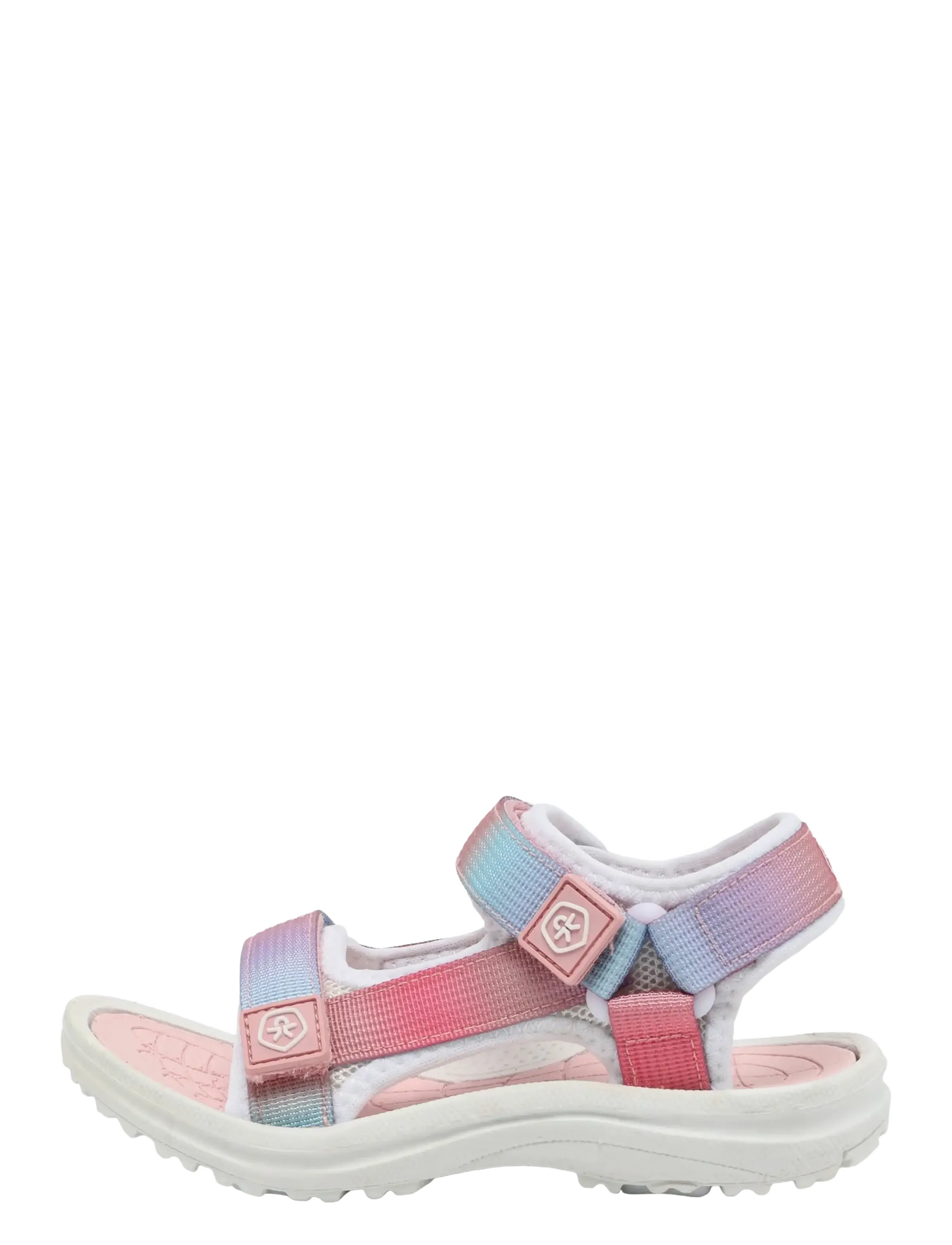 Color Kids - Colorblock sandals W. Velcro - schuhe - bridal rose - 1