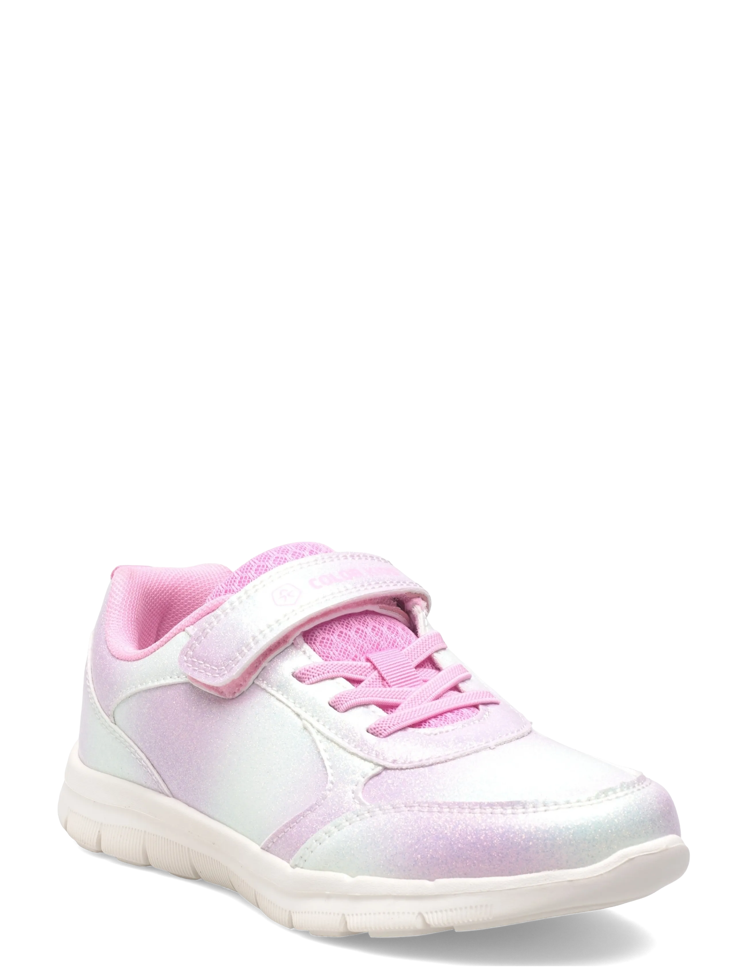 Color Kids Shoes W. Velcro - Jalanõud - GOLDEN HAZE / pink/rose