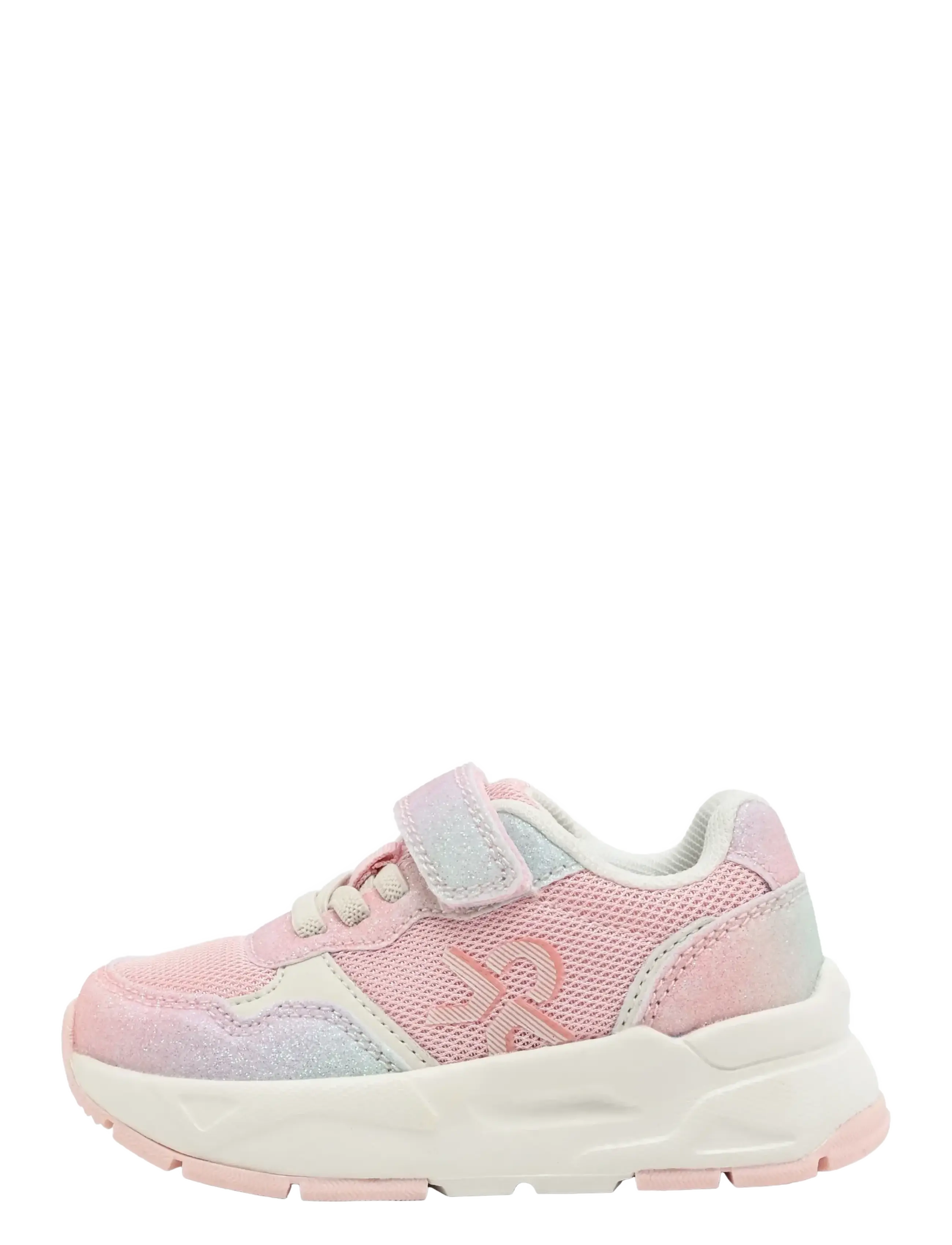 Color Kids - Shoes W. Velcro - lave sneakers - bridal rose - 1
