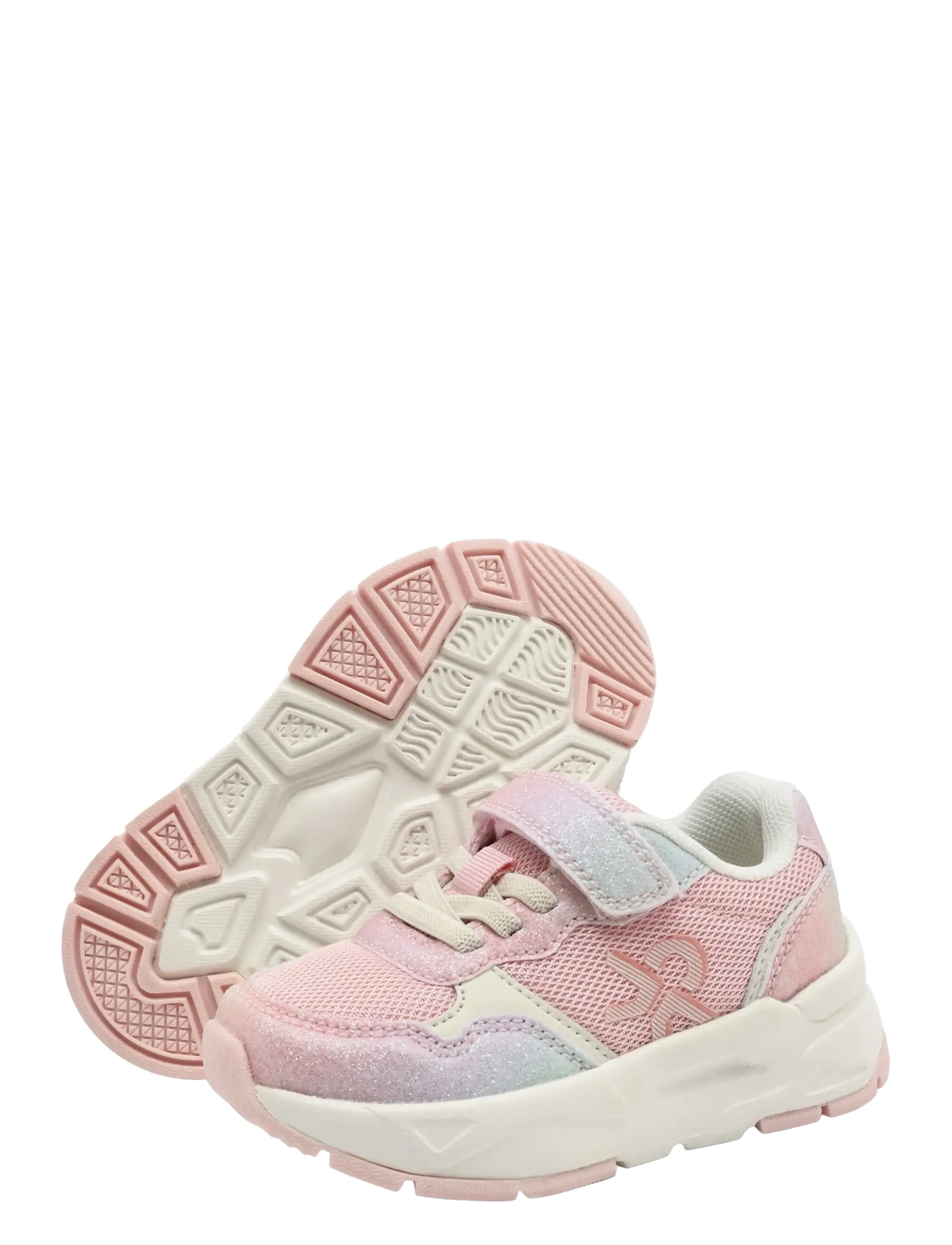 Color Kids - Shoes W. Velcro - lave sneakers - bridal rose - 2