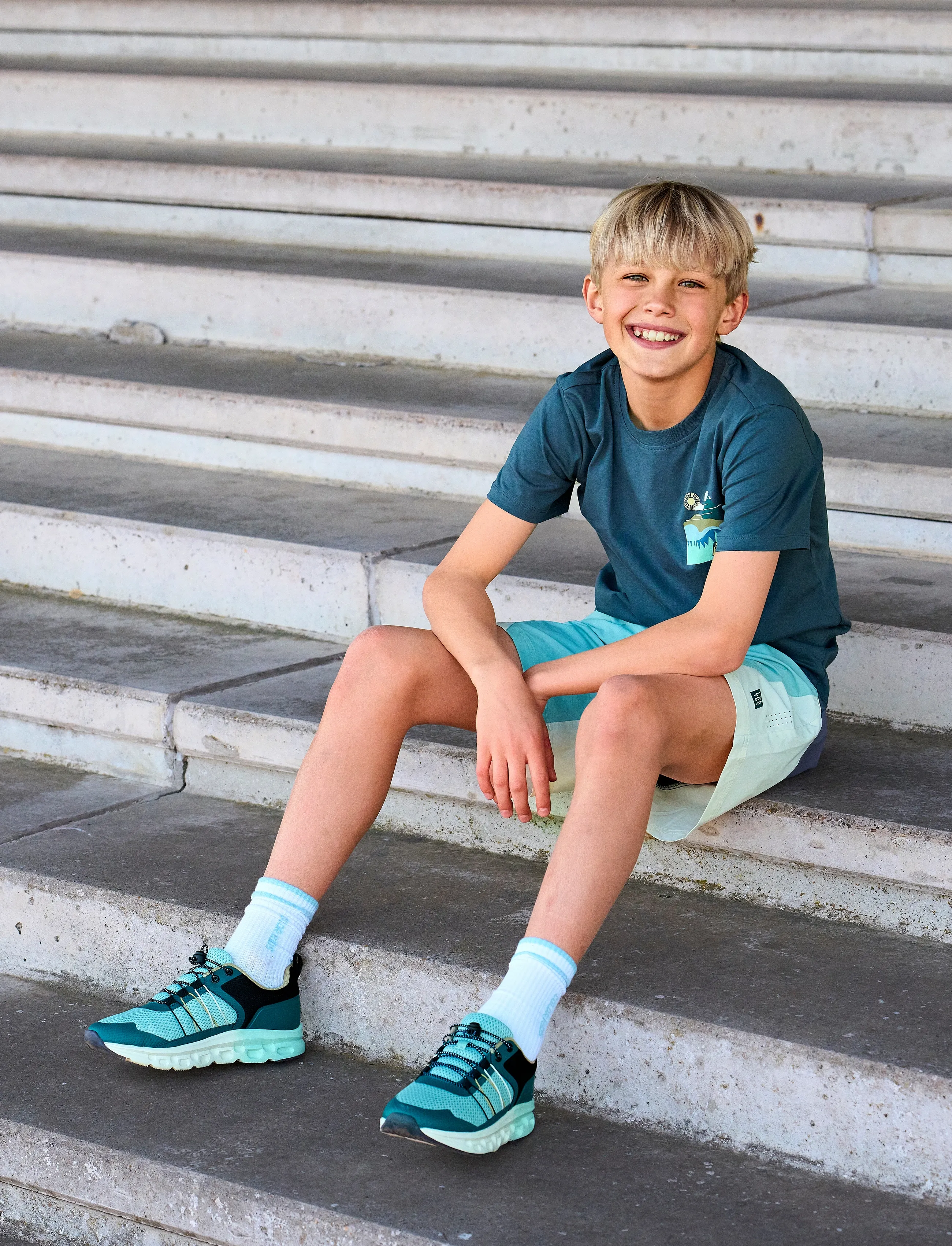 Color Kids Sporty Schuhe, 28, Sneakers, Grün - Low-top Kinder