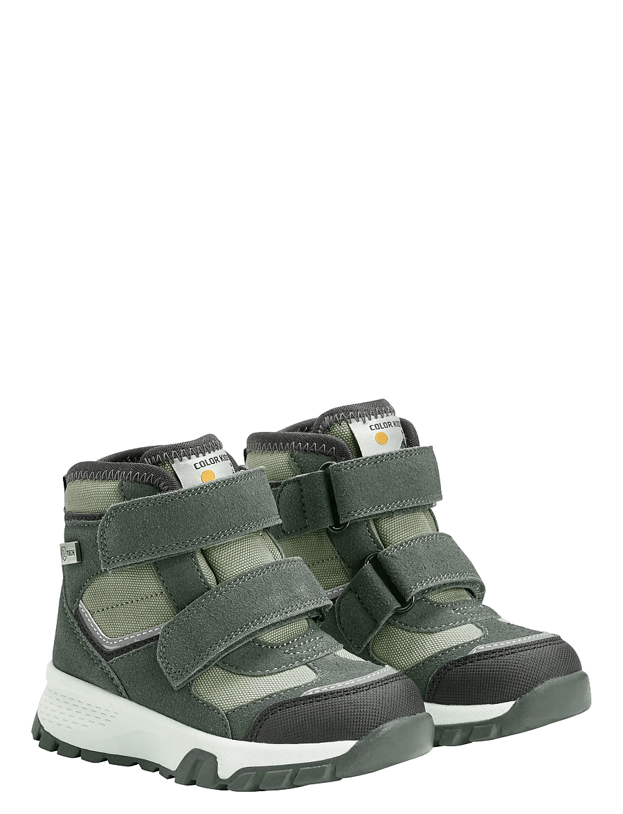 Color Kids - Boots W. Velcro, WP - jalanõud - kambaba - 0