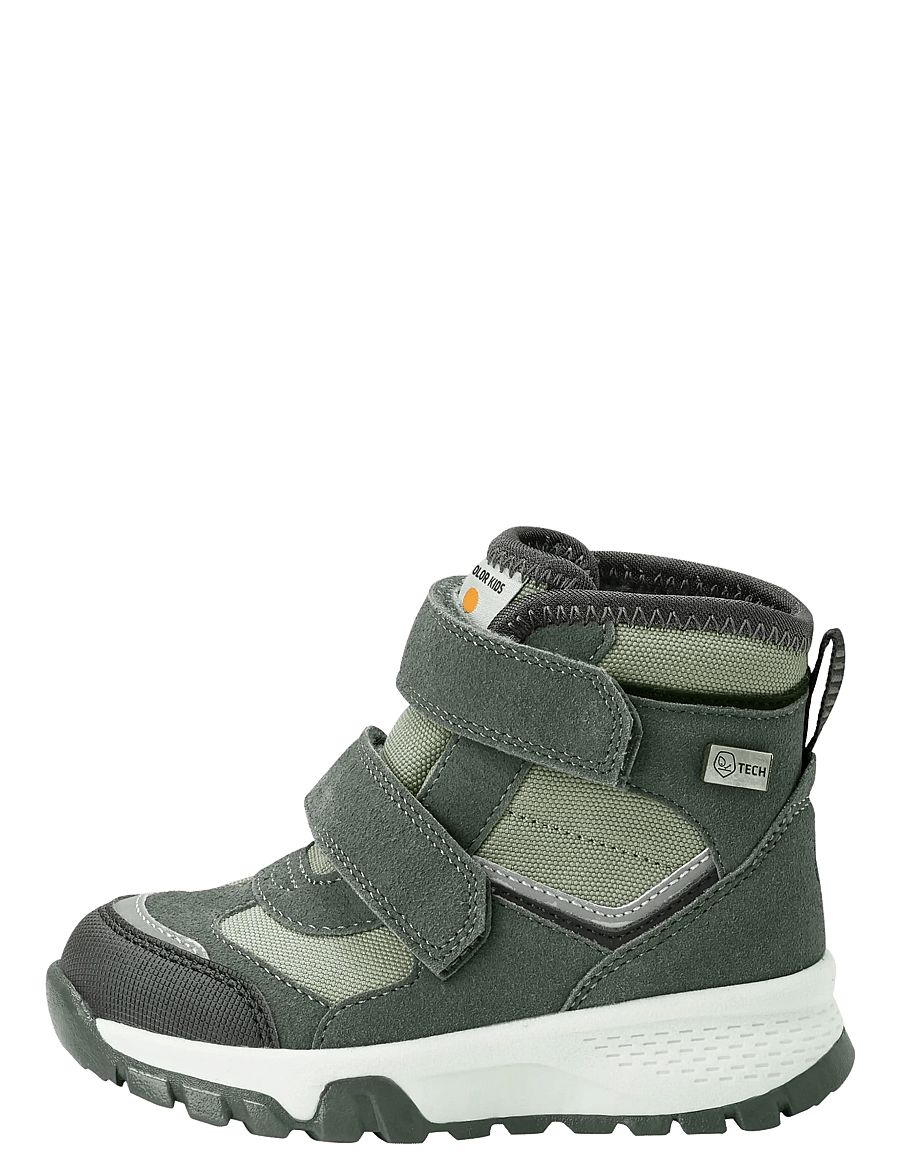 Color Kids - Boots W. Velcro, WP - jalanõud - kambaba - 1
