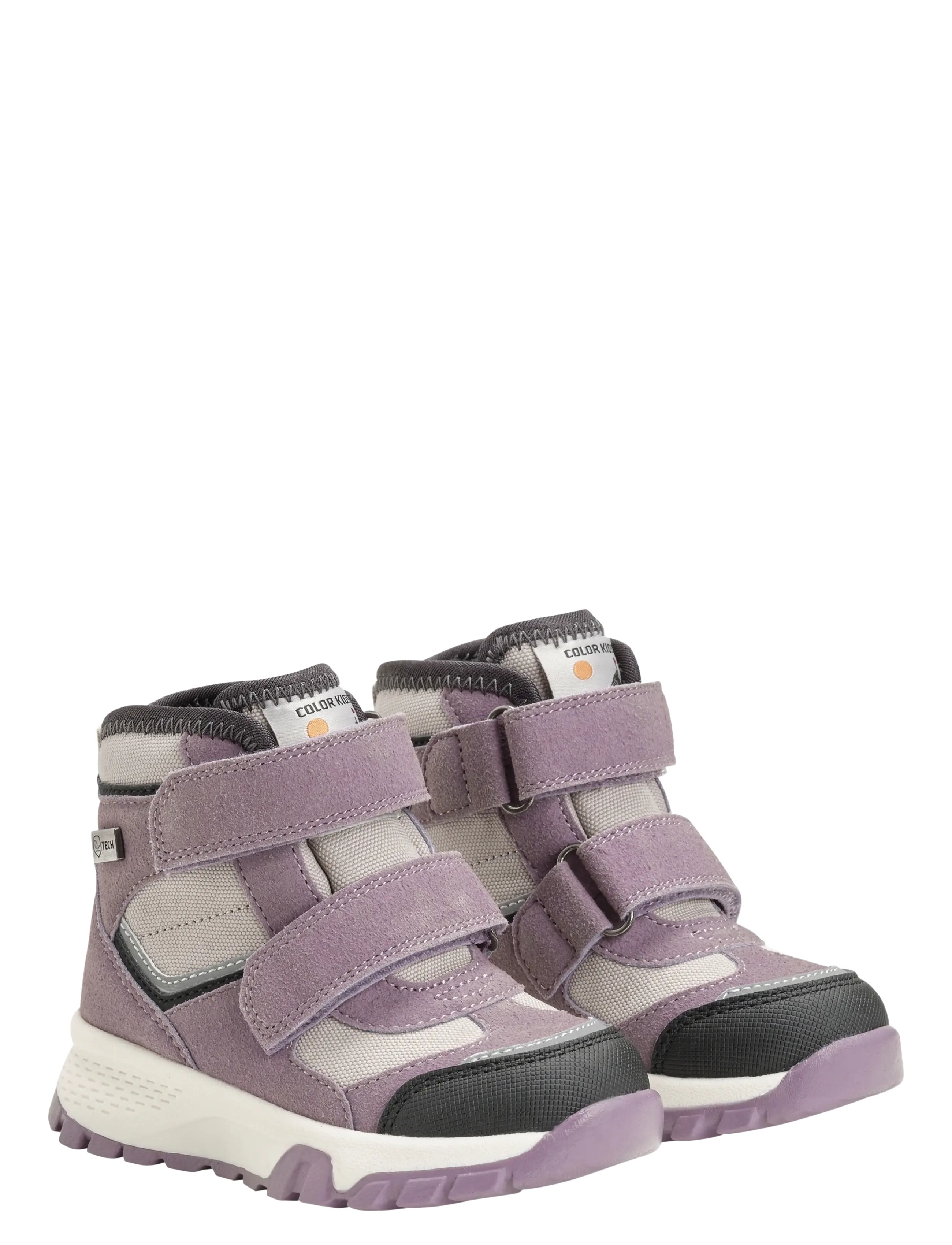 Color Kids Boots W. Velcro, WP - Talisport - TOADSTOOL / purple