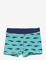 Color Kids - Edy mini shorts set AOP - summer savings - aqua sea - 2