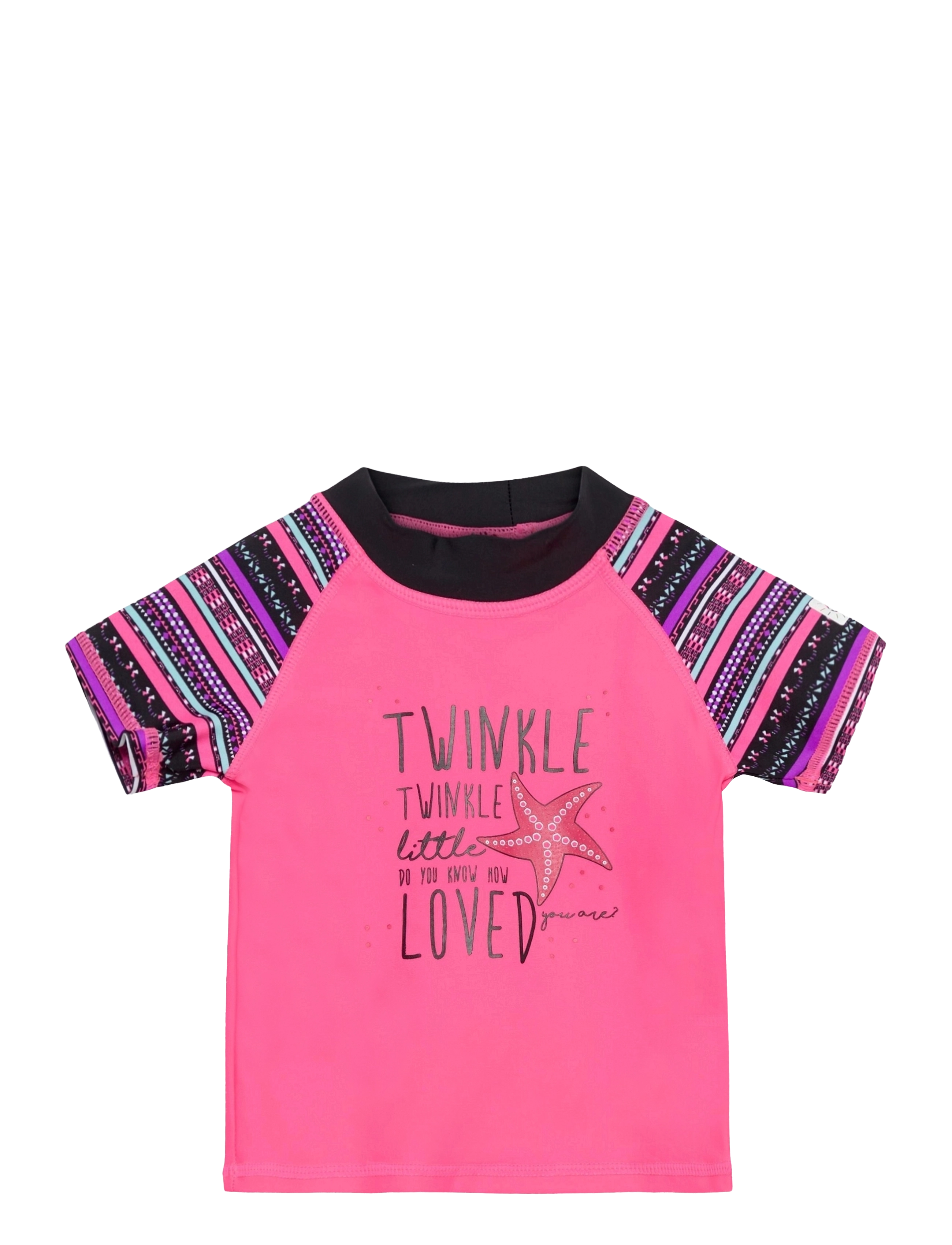 Color Kids Edy mini shorts set AOP - Color Kids - CANDY PINK / pink/rose