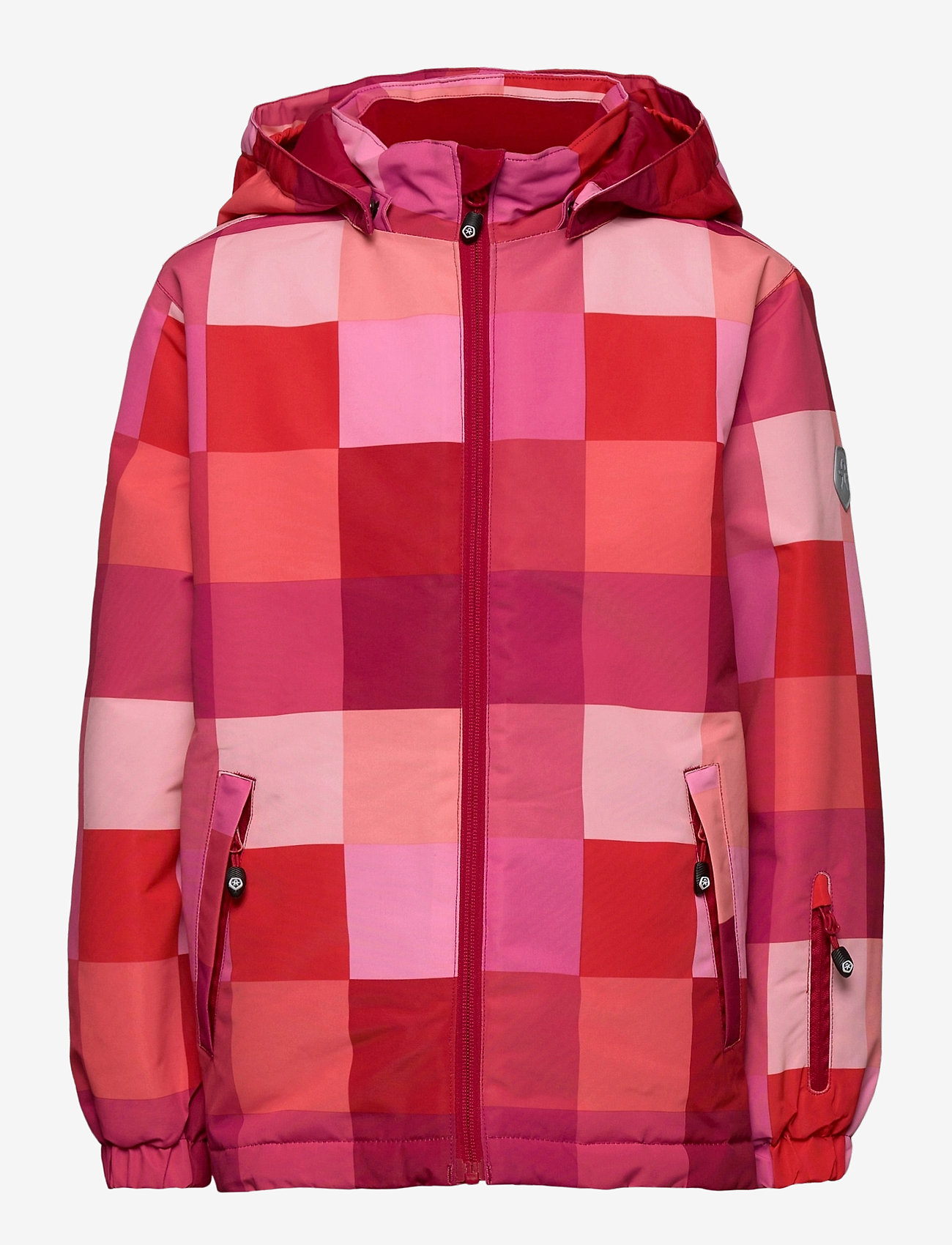 Color Kids - Padded ski jacket AOP - dunjakker og fôrede jakker - raspberry - 0