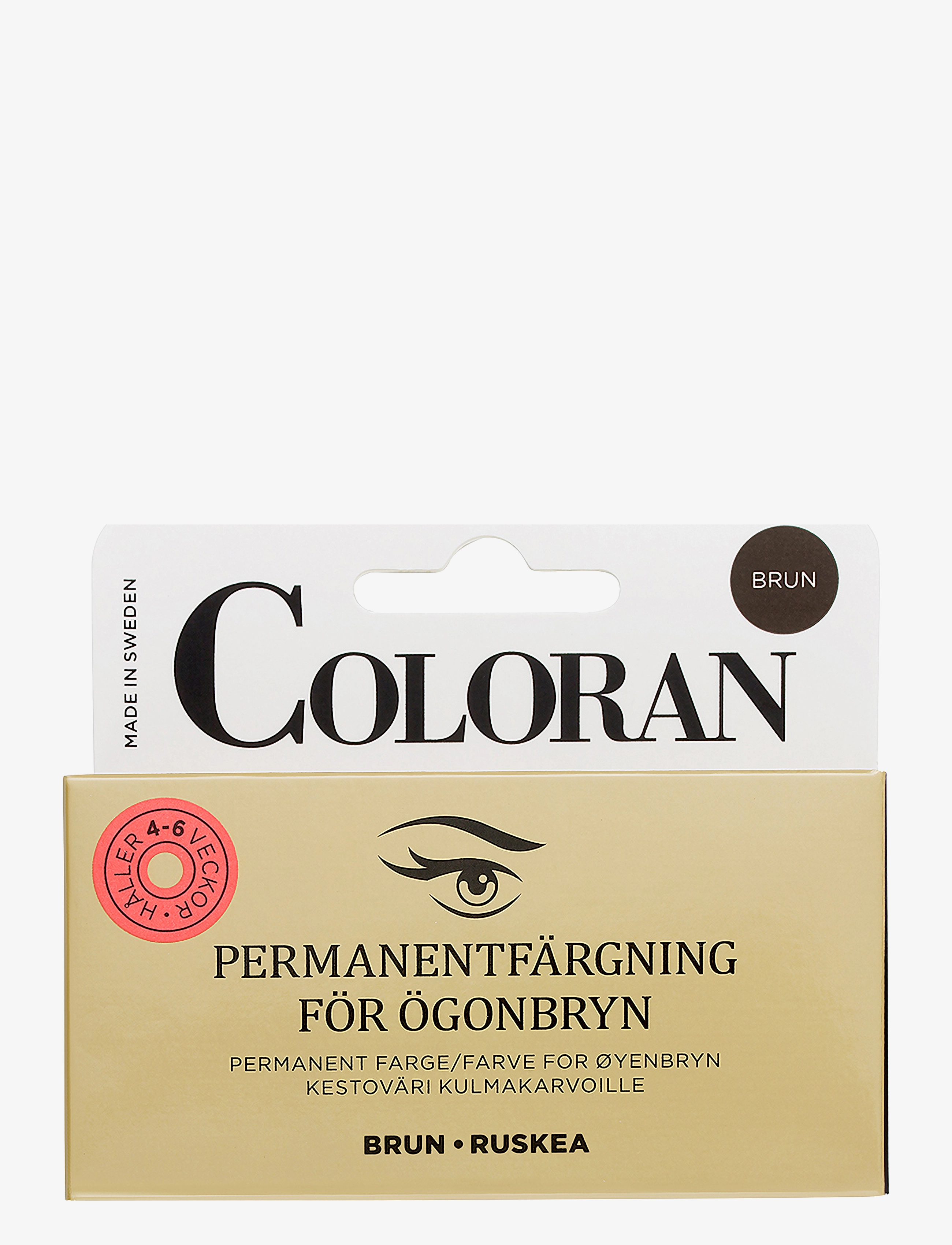 Coloran Eyebrow Tint Brown, Øjenbrynsfarve, Brun, Str: ONE SIZE