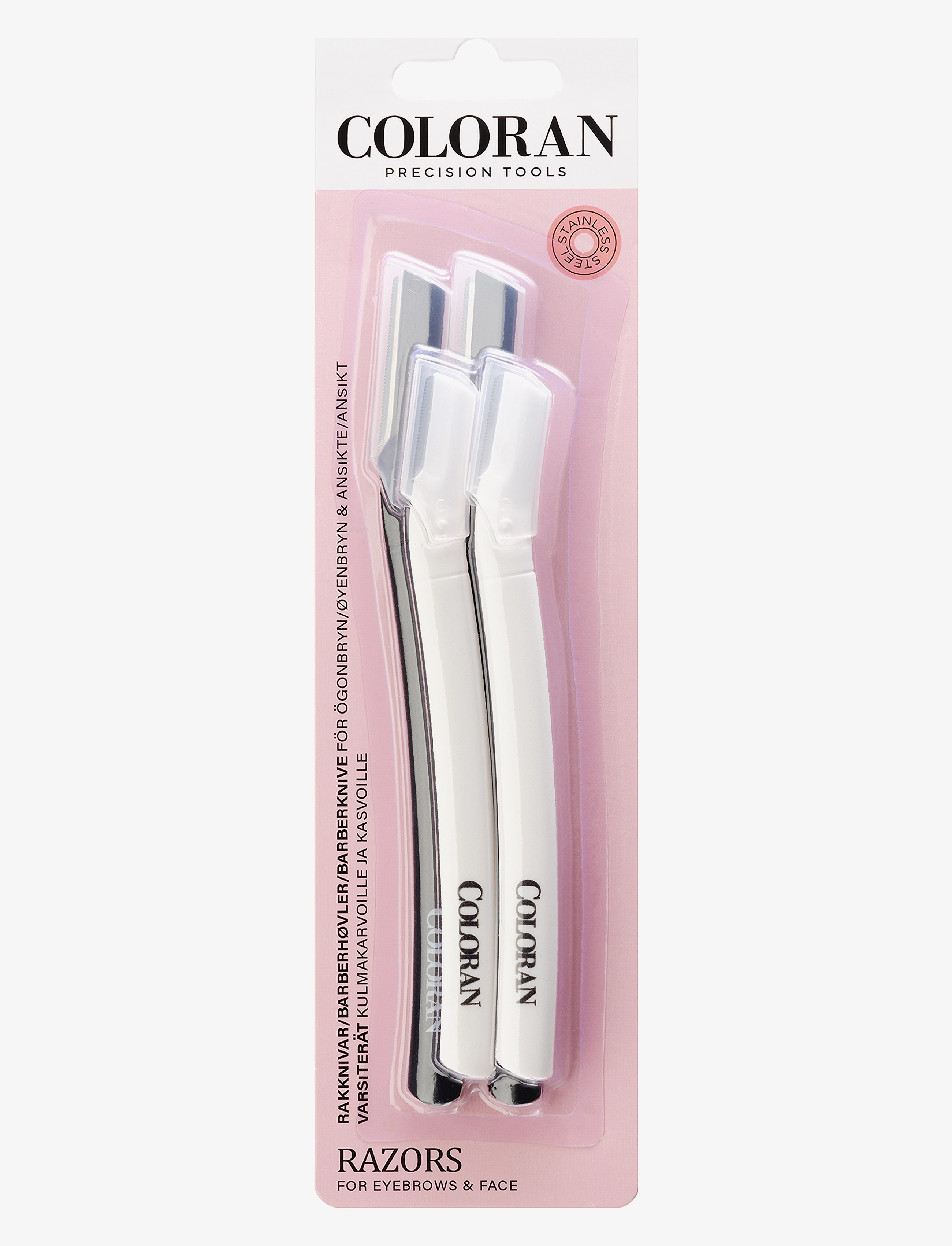 Coloran Razors For Eyebrows & Face - Kampagne - N/A / clear