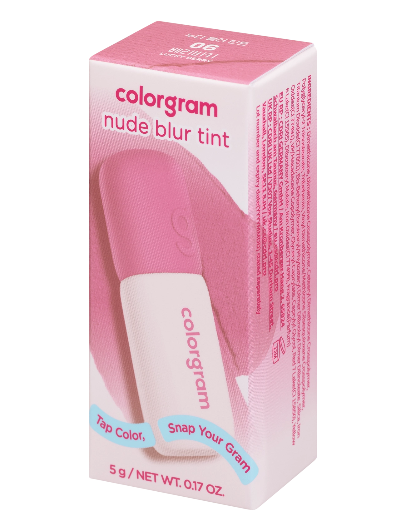 Colorgram - COLORGRAM Nude Blur Tint - makeup - 06 lucky berry - 1