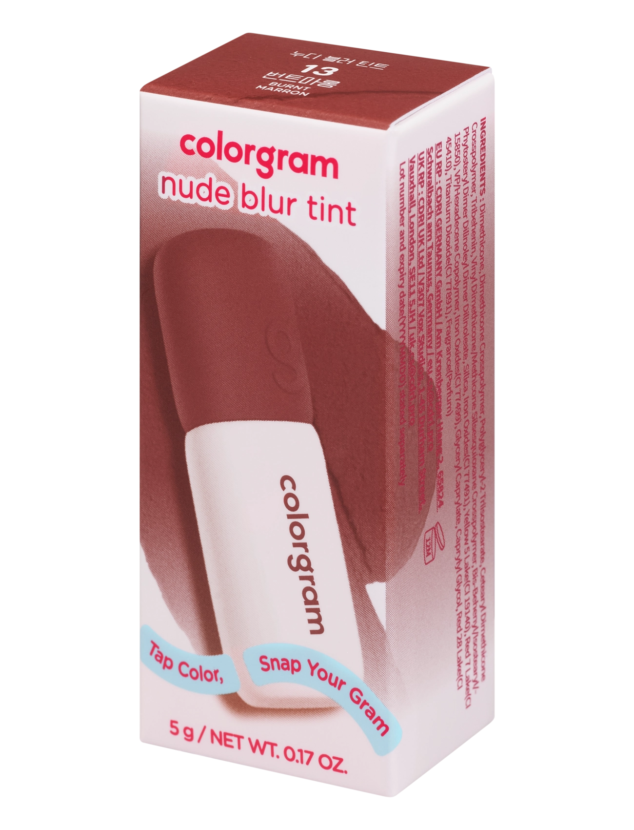 Colorgram - COLORGRAM Nude Blur Tint - makeup - 13 burnt marron - 1