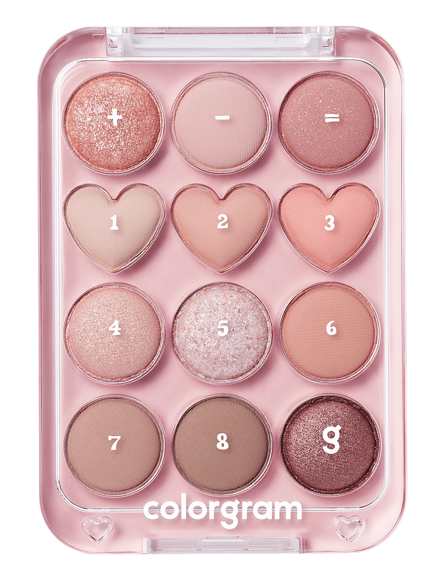 Colorgram - COLORGRAM Pin Point Eyeshadow Palette - silmad ja kulmud - 01 peach+coral - 0