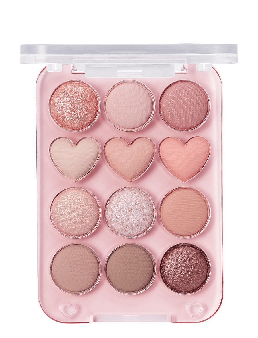 Colorgram - COLORGRAM Pin Point Eyeshadow Palette - silmad ja kulmud - 01 peach+coral - 1