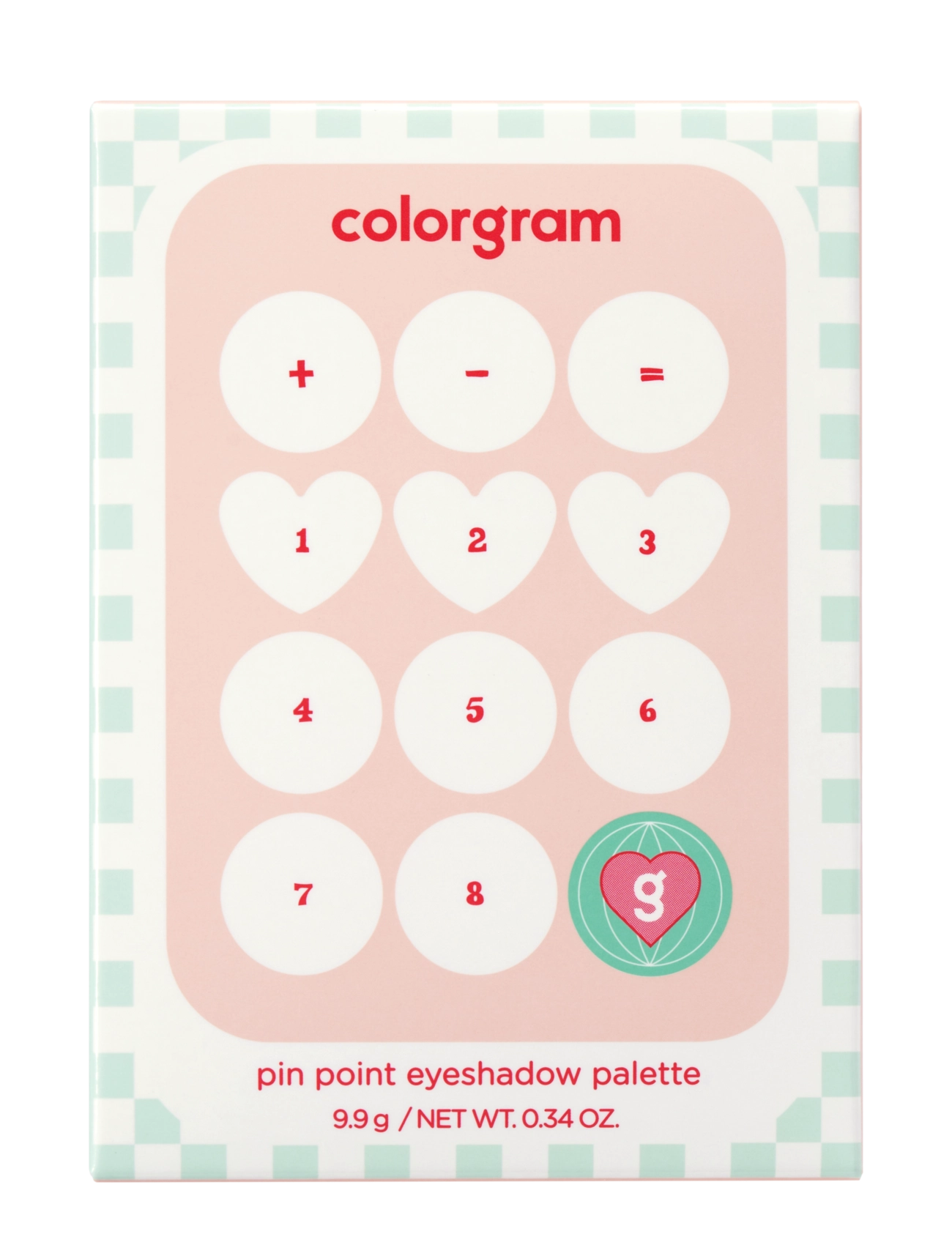 Colorgram - COLORGRAM Pin Point Eyeshadow Palette - Ögon & bryn  - 01 peach+coral - 2
