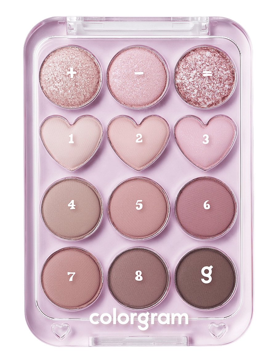 Colorgram - COLORGRAM Pin Point Eyeshadow Palette - silmad ja kulmud - coral - 0