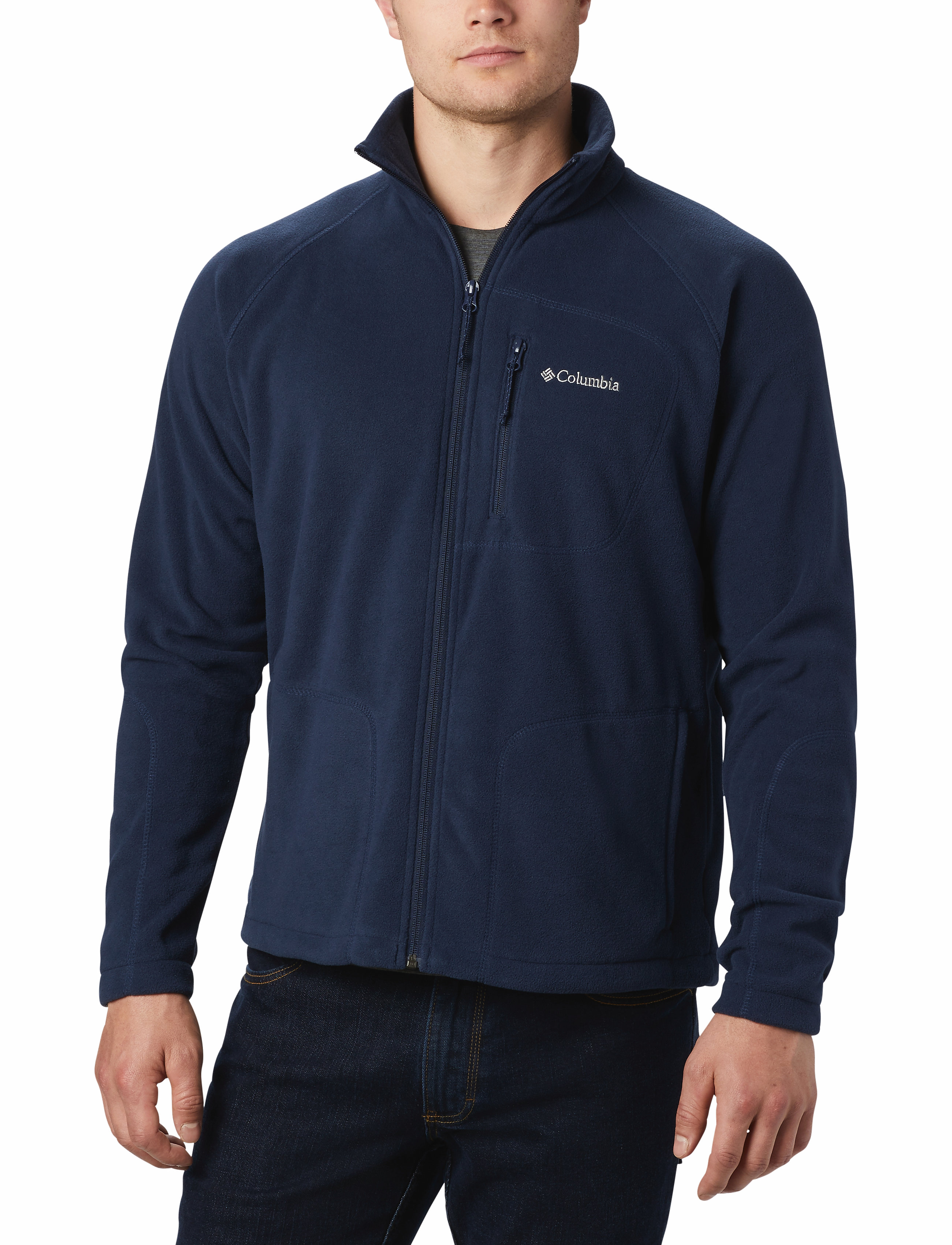 Columbia Sportswear Fast Trek Ii Full Zip Fleece, M, Blue, Sweatshirts & Hættetrøjer > Fleeces & Midlayers, Herre