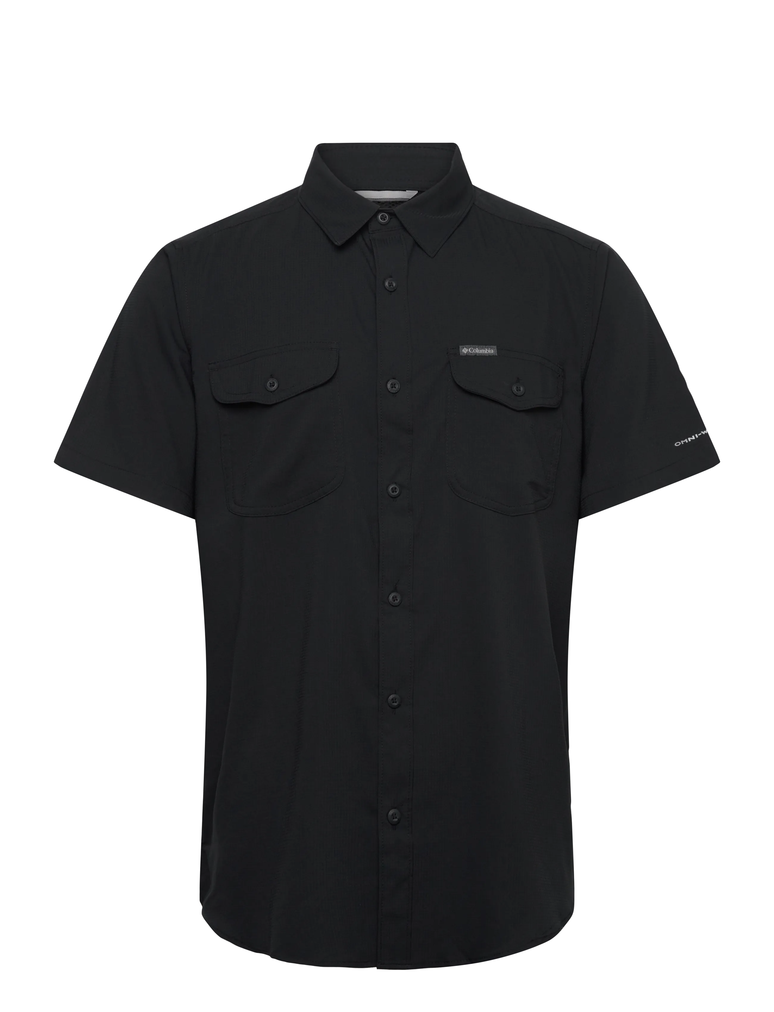 Columbia Sportswear Utilizer Ii Solid Short Sleeve Shirt, M, Black, Sport Overdele > Sport Shirts, Herre