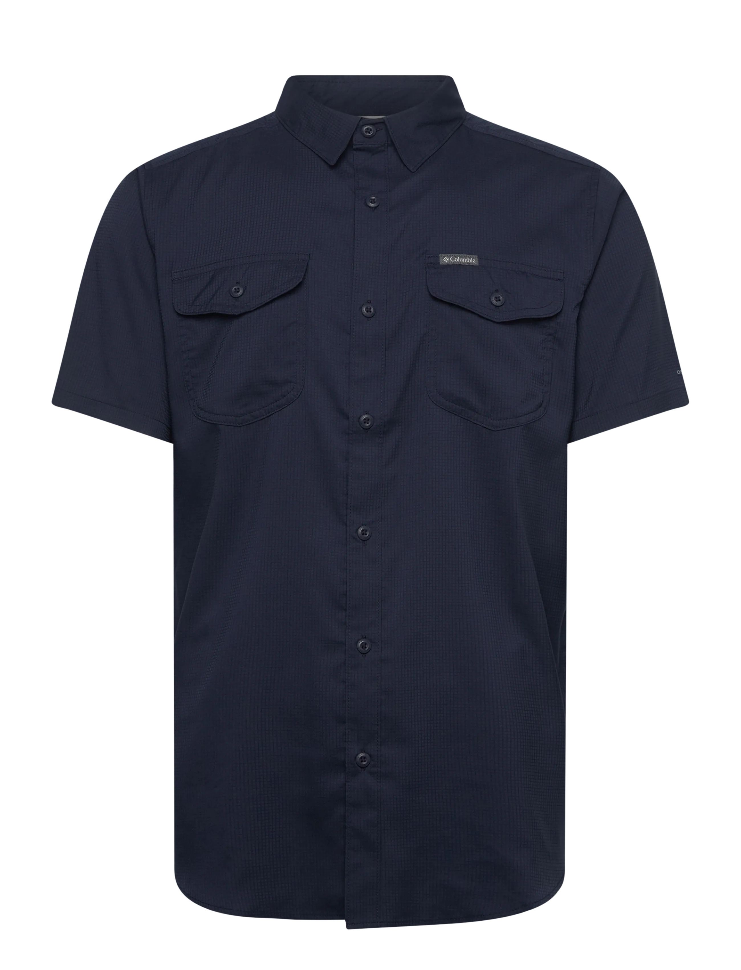 Columbia Sportswear Utilizer II Solid Short Sleeve Shirt - Clothing - COLLEGIATE NAVY / navy