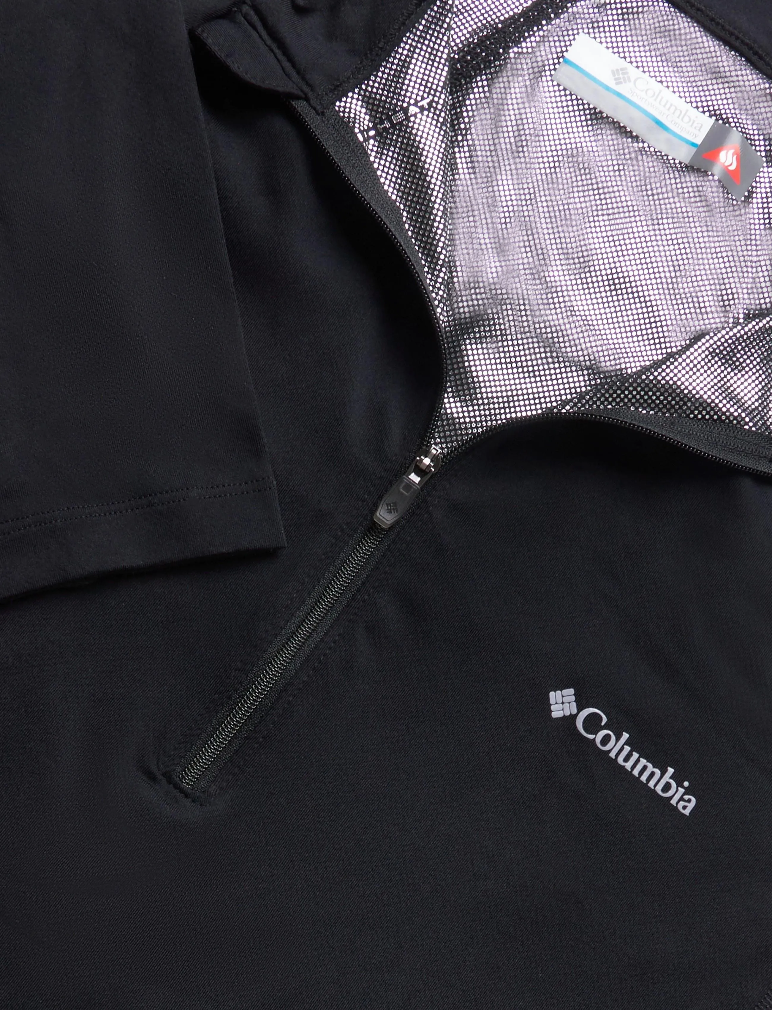 Columbia Sportswear - Midweight Stretch Long Sleeve Half Zip - funktionsunterwäsche - oberteile - black - 2