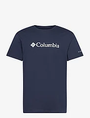 Columbia Sportswear - CSC Basic Logo Short Sleeve - mažiausios kainos - collegiate navy, white - 0