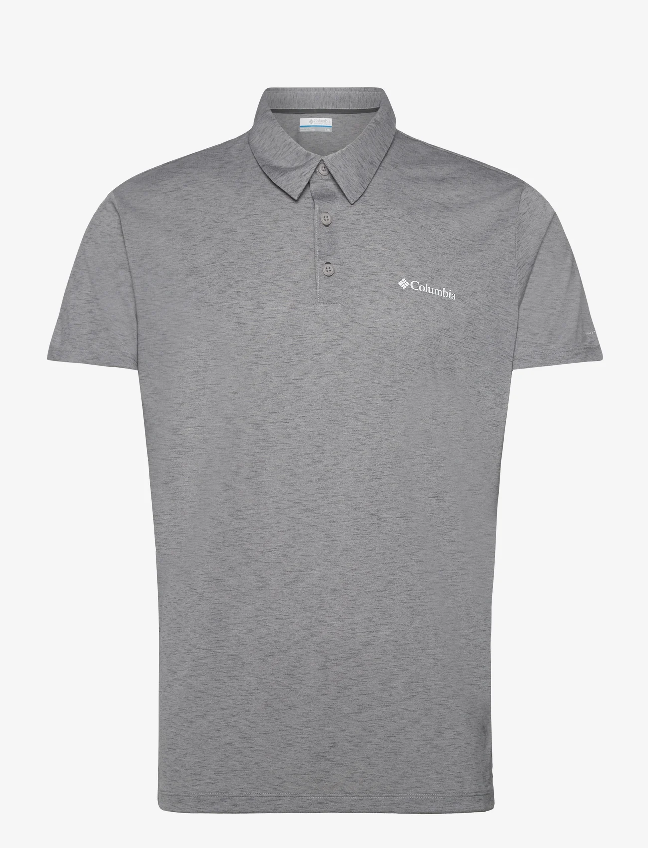 Columbia Sportswear - Triple Canyon Tech Polo - lyhythihaiset - columbia grey heather - 0