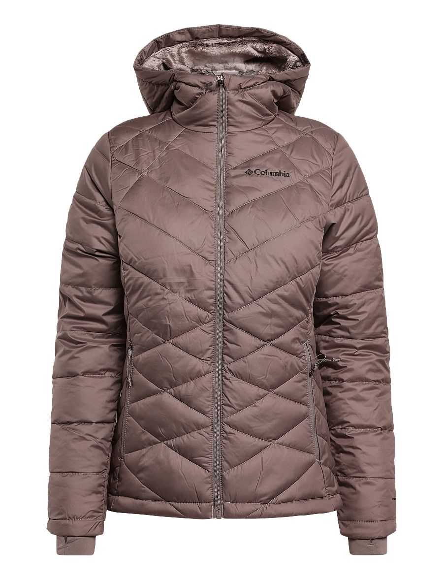 Columbia Sportswear - Heavenly Hooded Jacket - vinterjakker - iron - 0