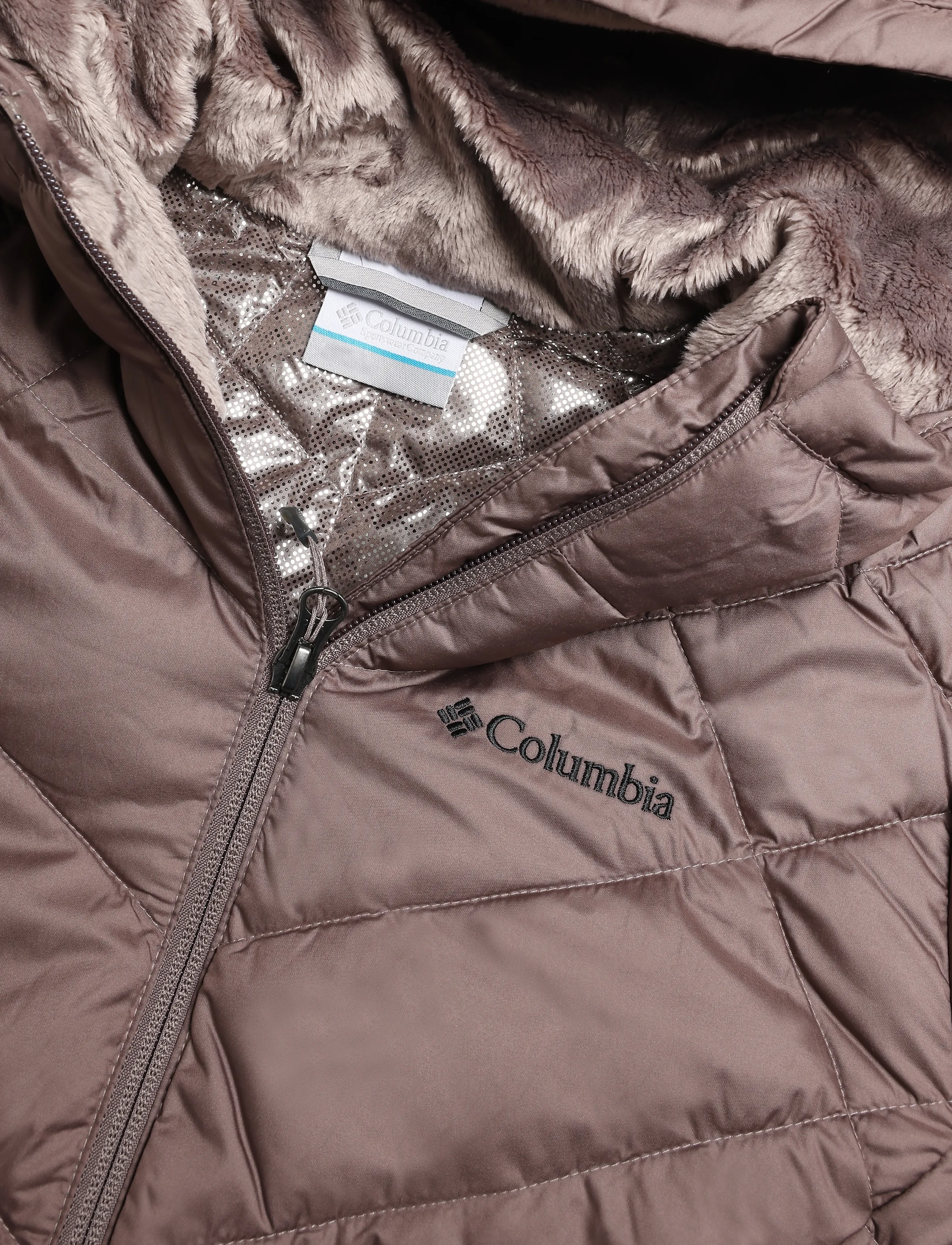 Columbia Sportswear - Heavenly Hooded Jacket - gefütterte & daunenjacken - iron - 2