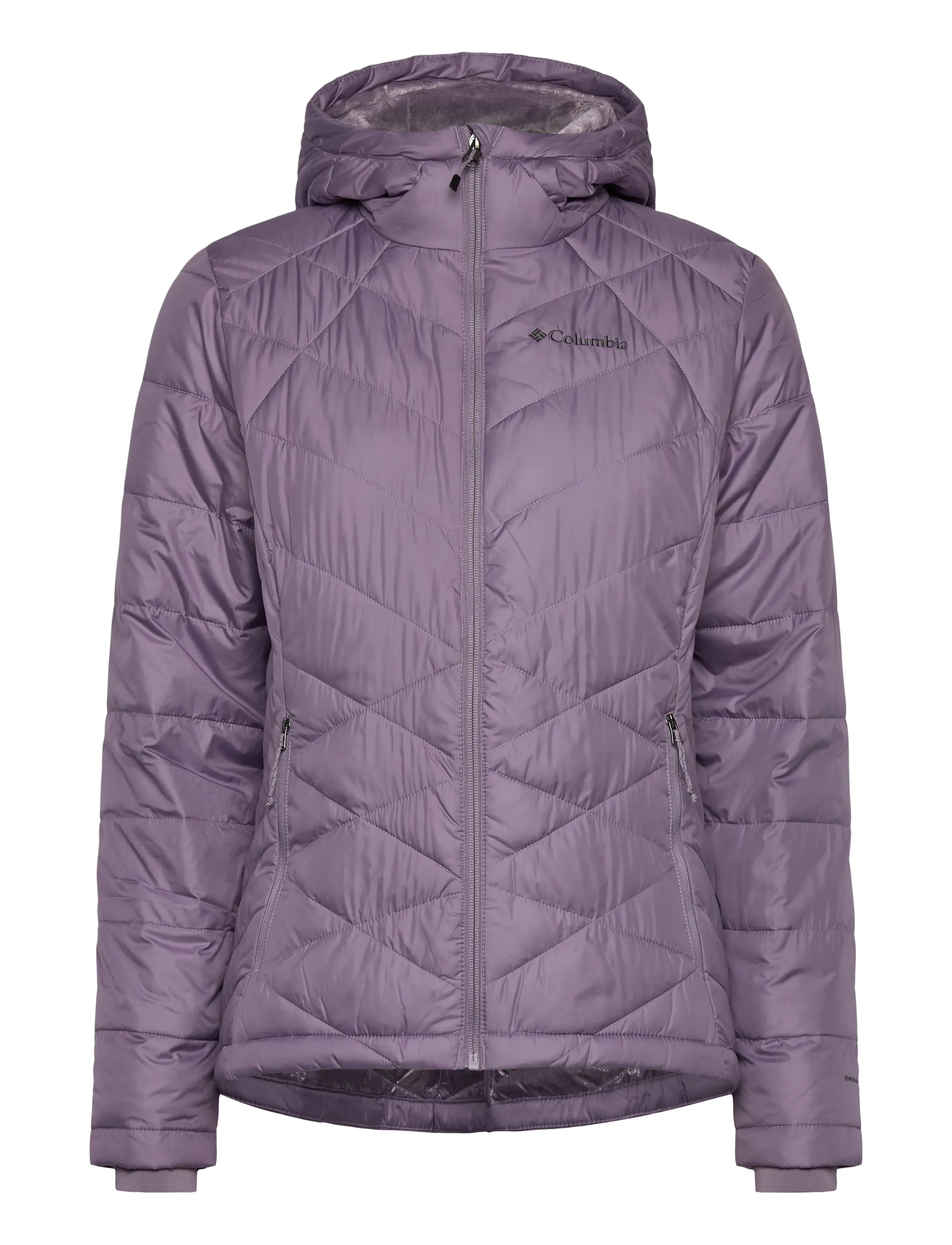 Columbia Sportswear Heavenly Hooded Jacket, S, Purple, Sport Jackets > Sport Padded Jackets, Dame
