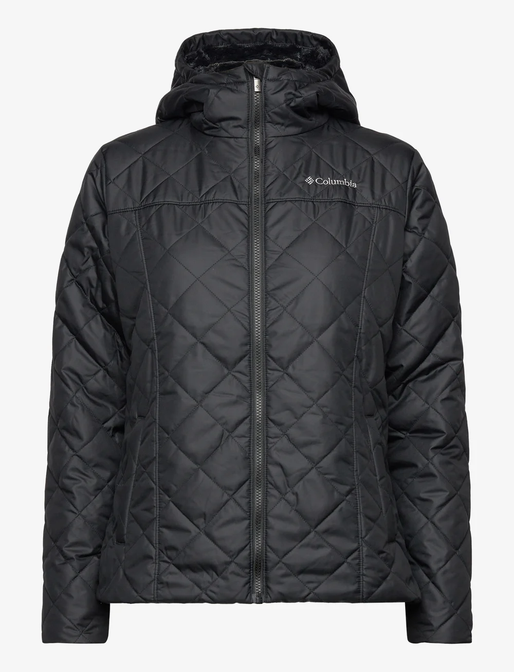 Women's columbia copper top crest hooded quilted jacket