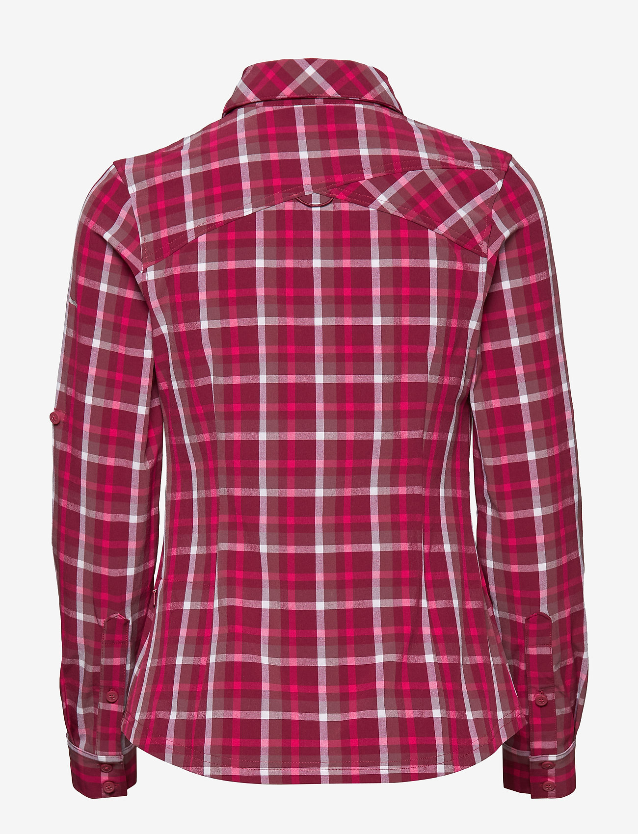 Columbia Sportswear - Saturday Trail™ Stretch Plaid LS Shirt - wine berry plai - 1