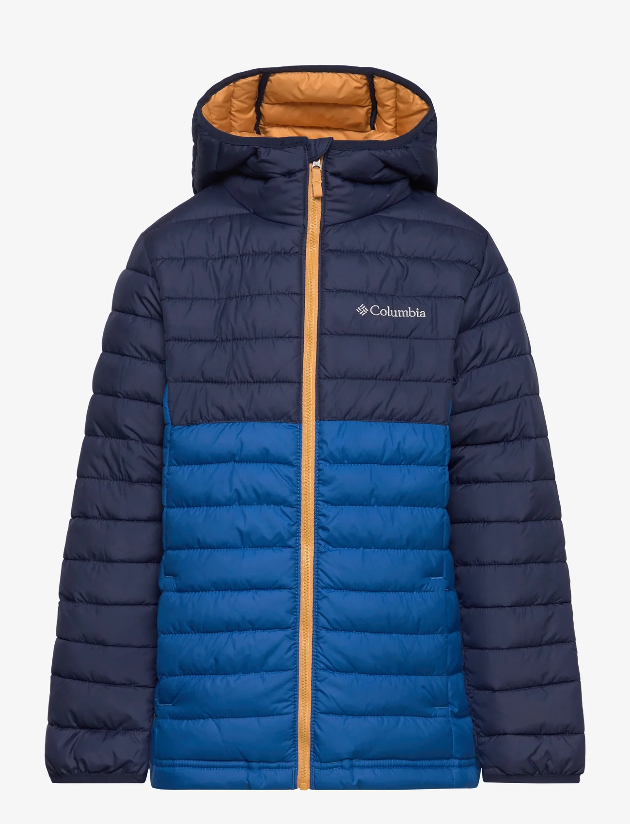 Columbia Sportswear - Powder Lite Boys Hooded Jacket - striukės su izoliacija - bright indigo, collegiate navy - 0