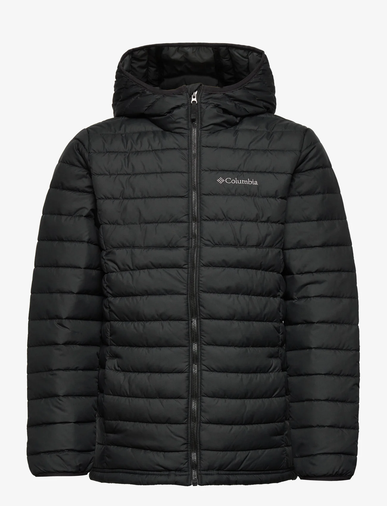 Columbia Sportswear - Powder Lite Boys Hooded Jacket - isolerede jakker - black - 0