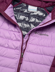 Columbia Sportswear - Powder Lite Girls Hooded Jacket - isolerede jakker - gumdrop, marionberry - 2